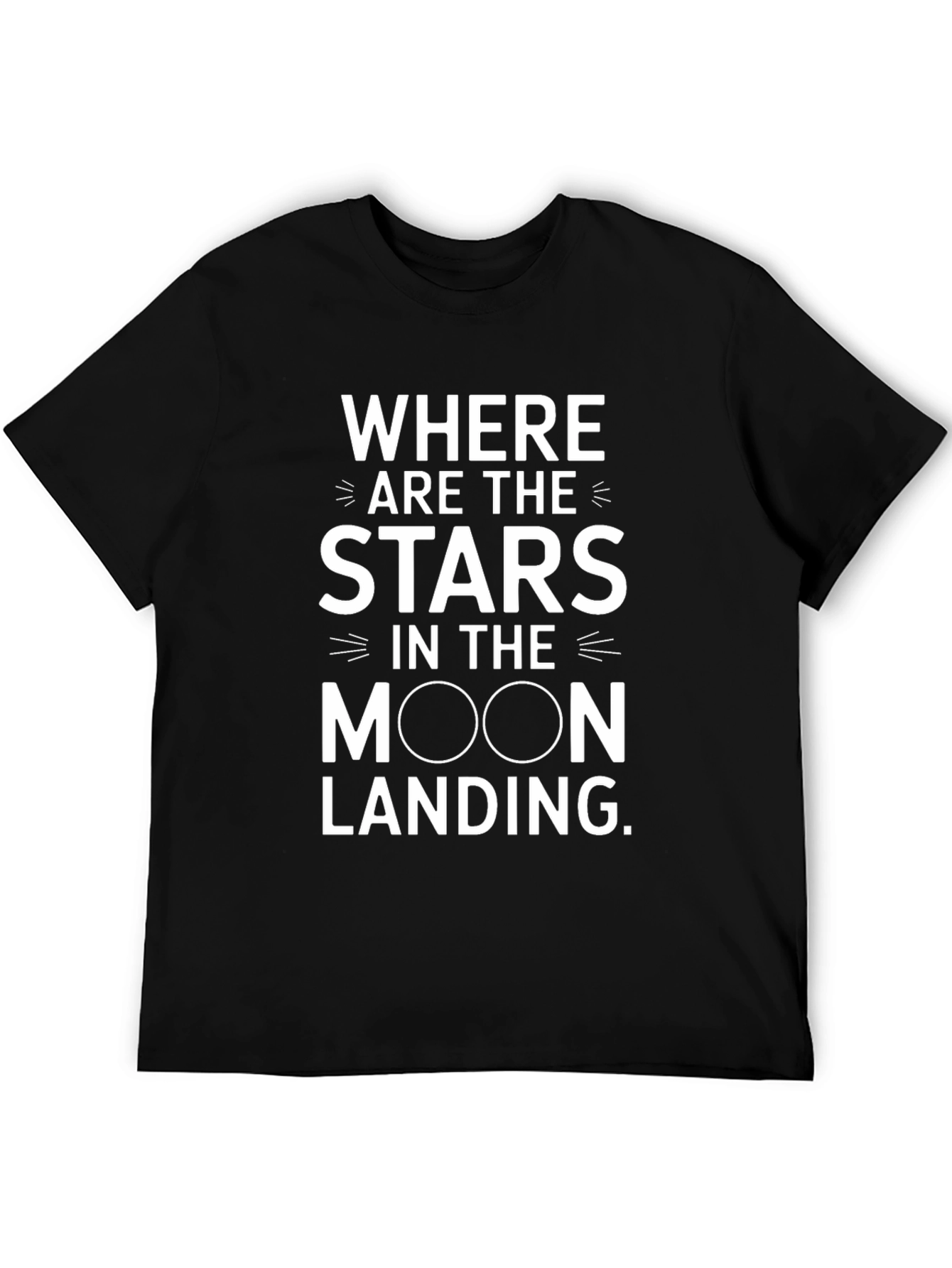 Moon Landing Stars Conspiracy T-Shirt