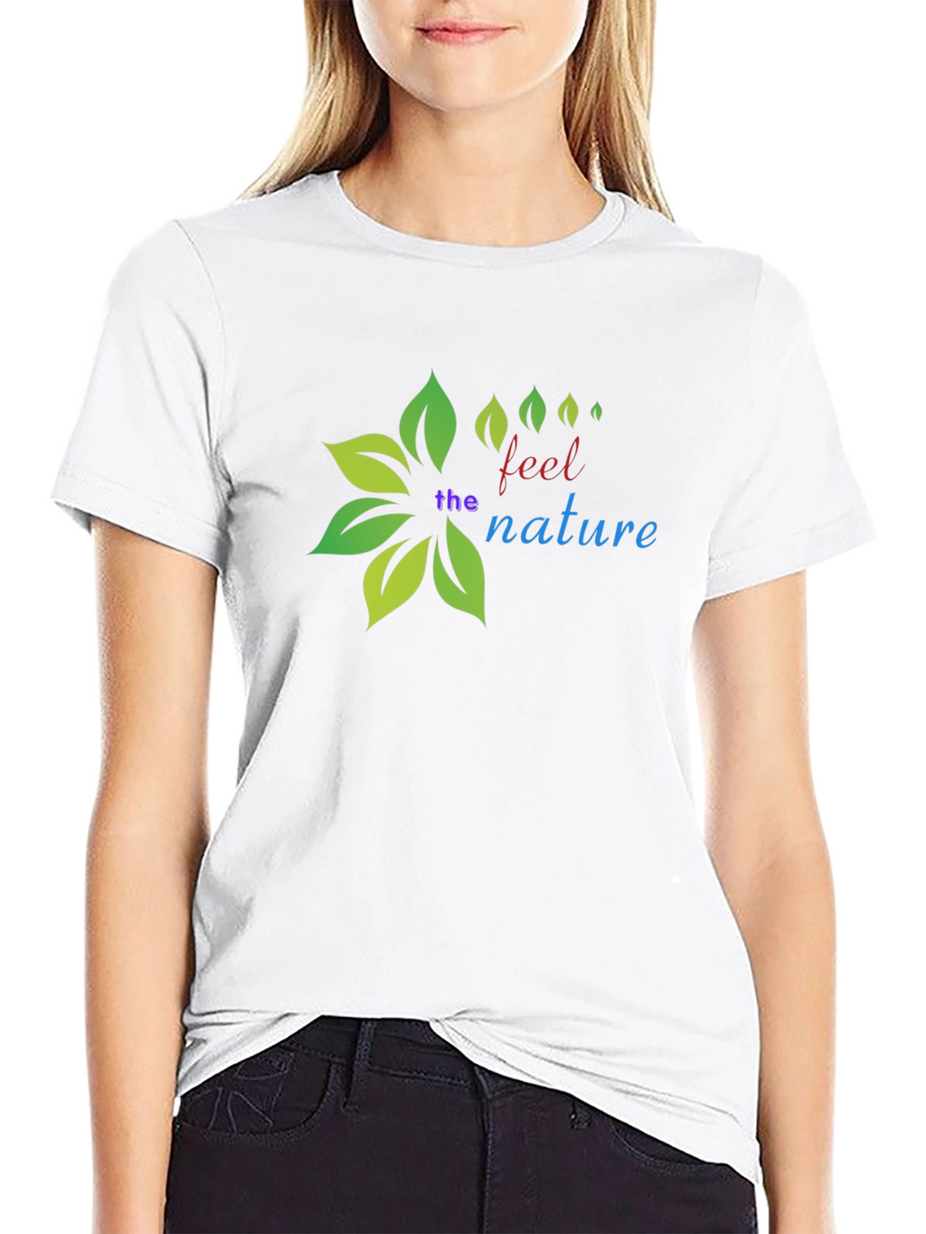 Nature Inspired Black T-Shirt
