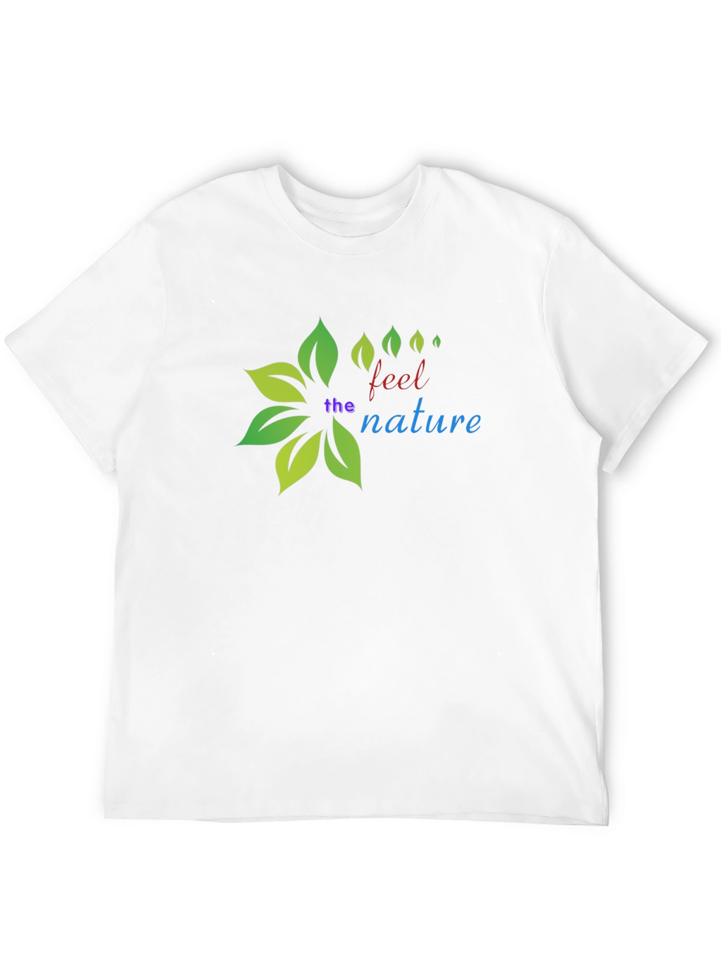 Nature Inspired Black T-Shirt