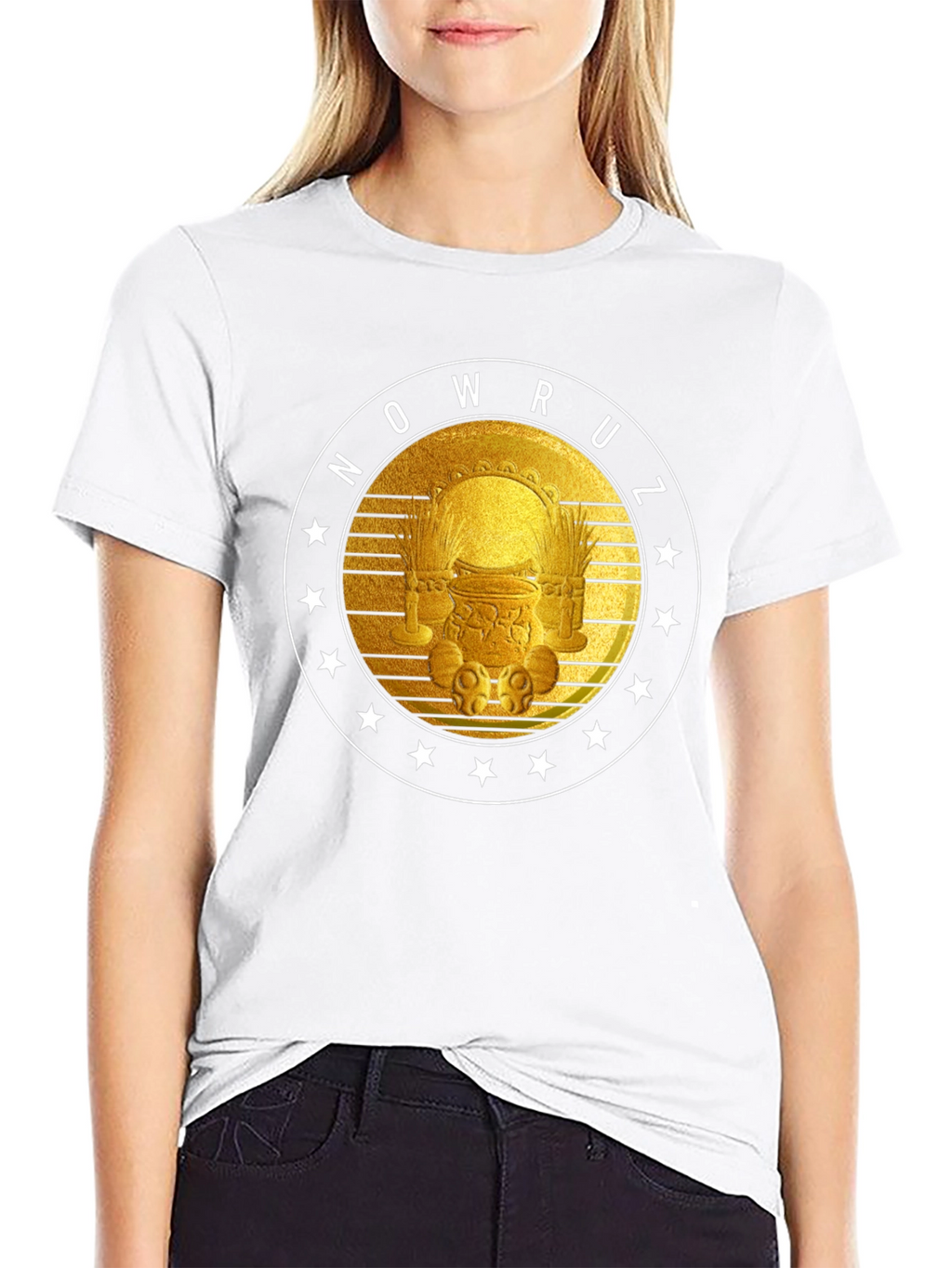 Nowruz T-Shirt - Golden Persian New Year Design