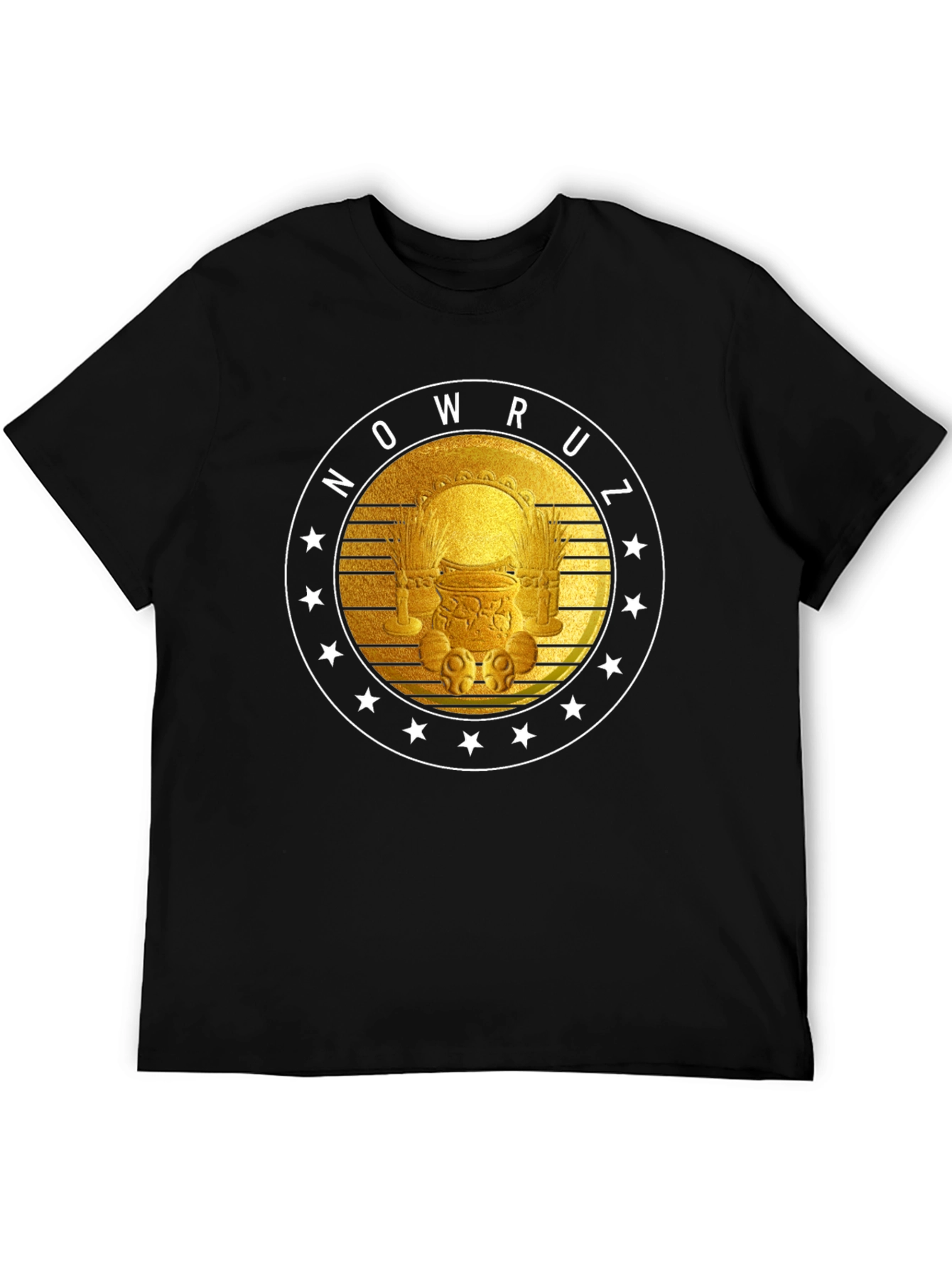 Nowruz T-Shirt - Golden Persian New Year Design