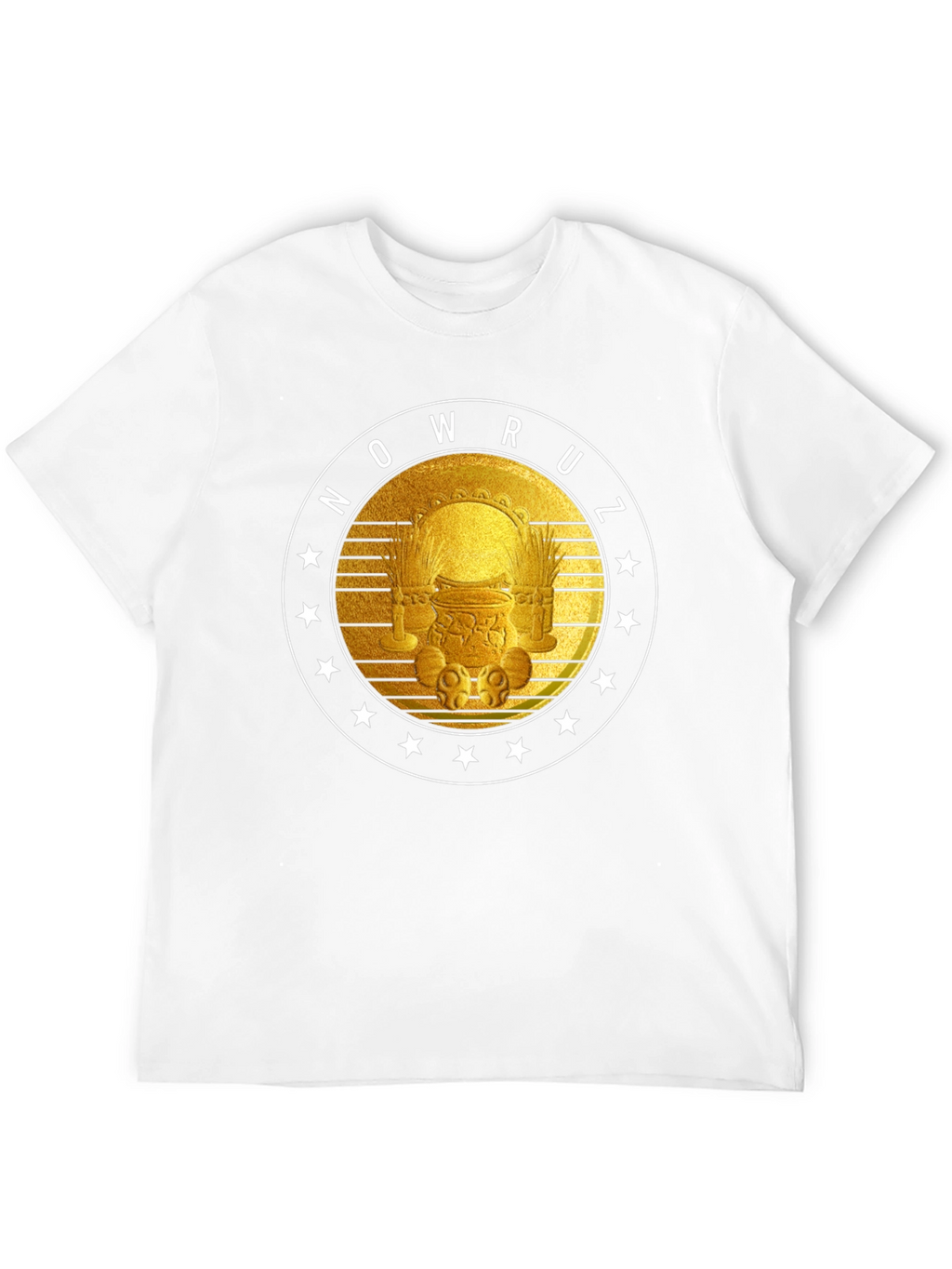 Nowruz T-Shirt - Golden Persian New Year Design