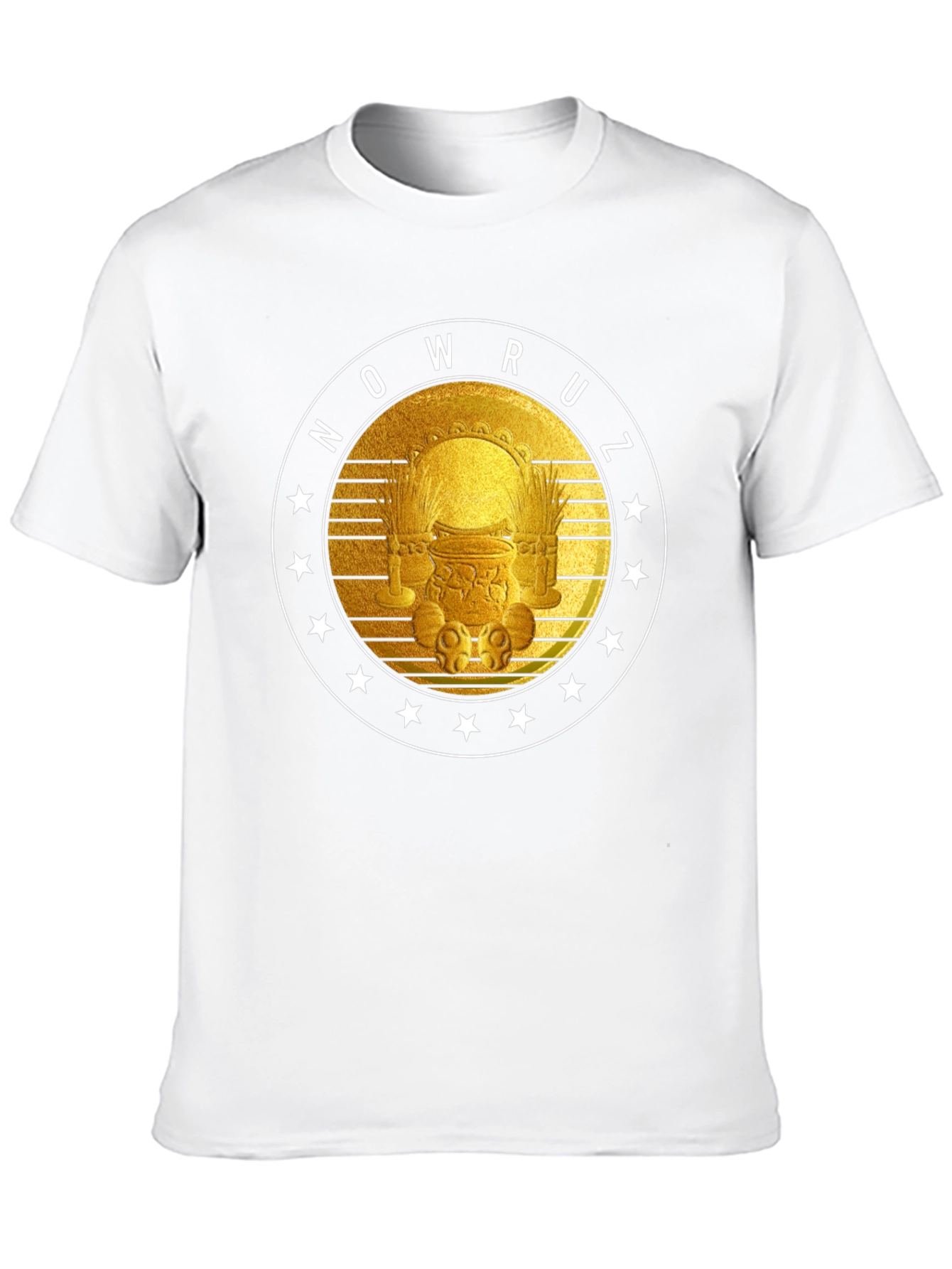 Nowruz T-Shirt - Golden Persian New Year Design
