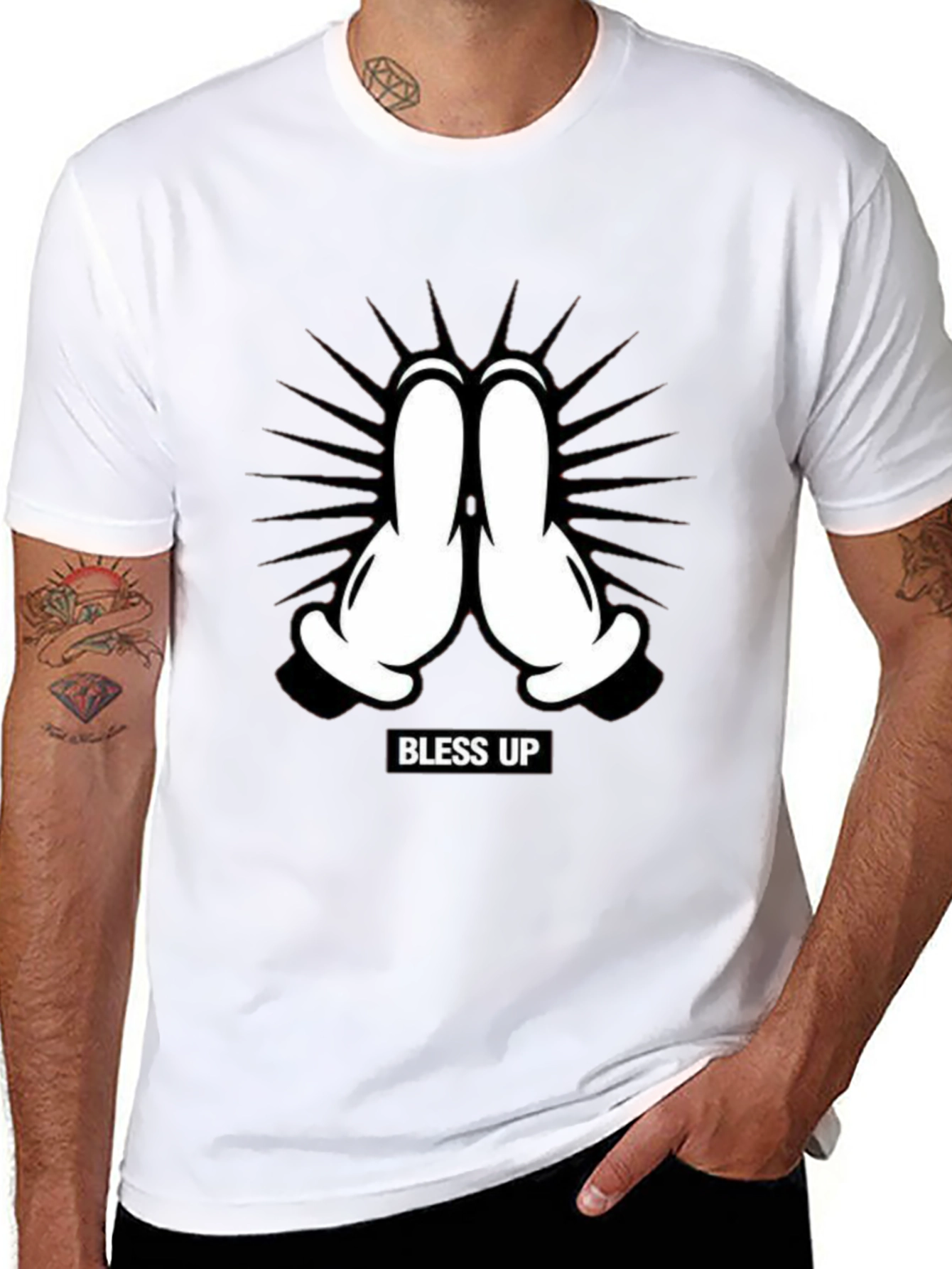 Bless Up Graphic T-Shirt
