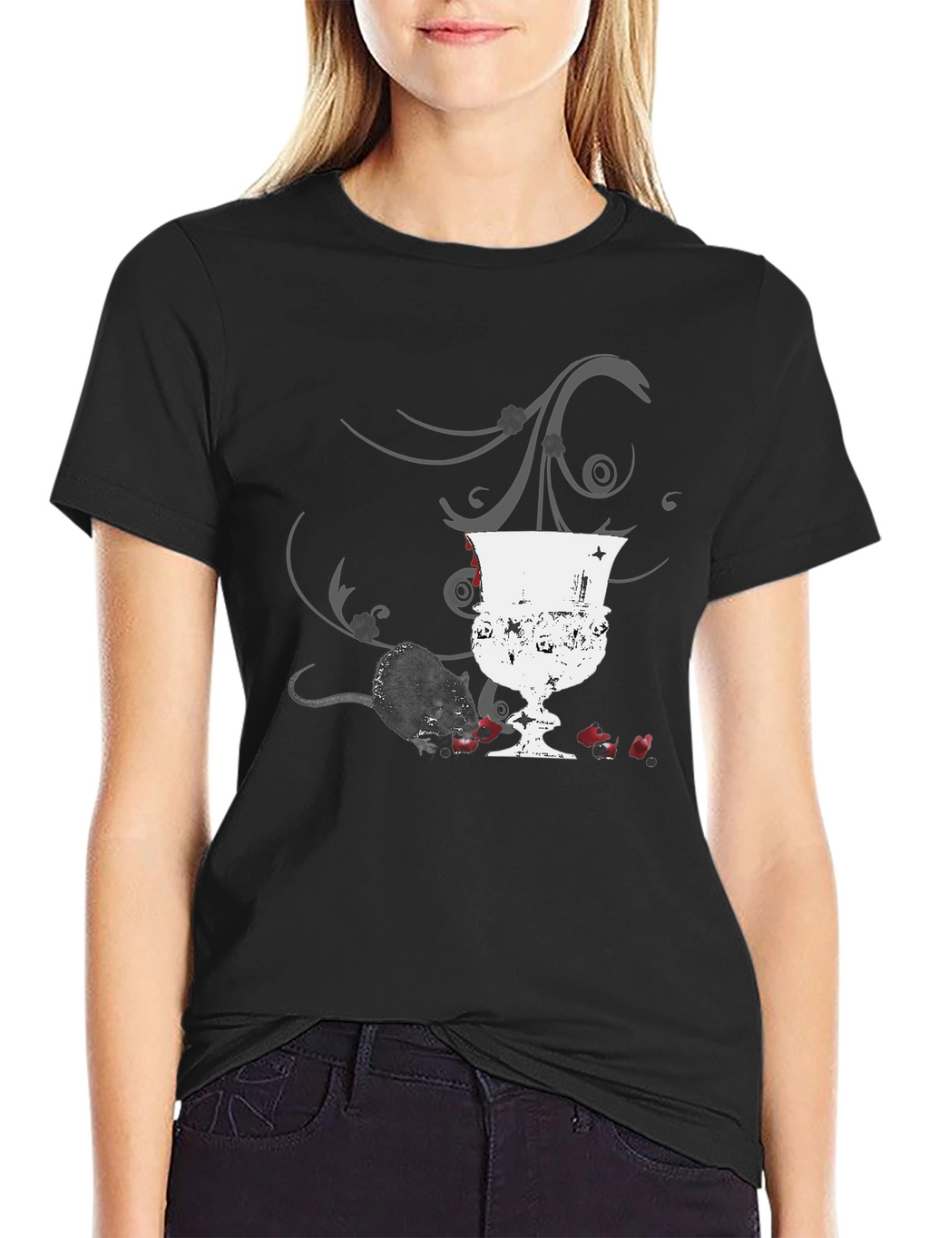 Rat & Goblet Graphic Tee