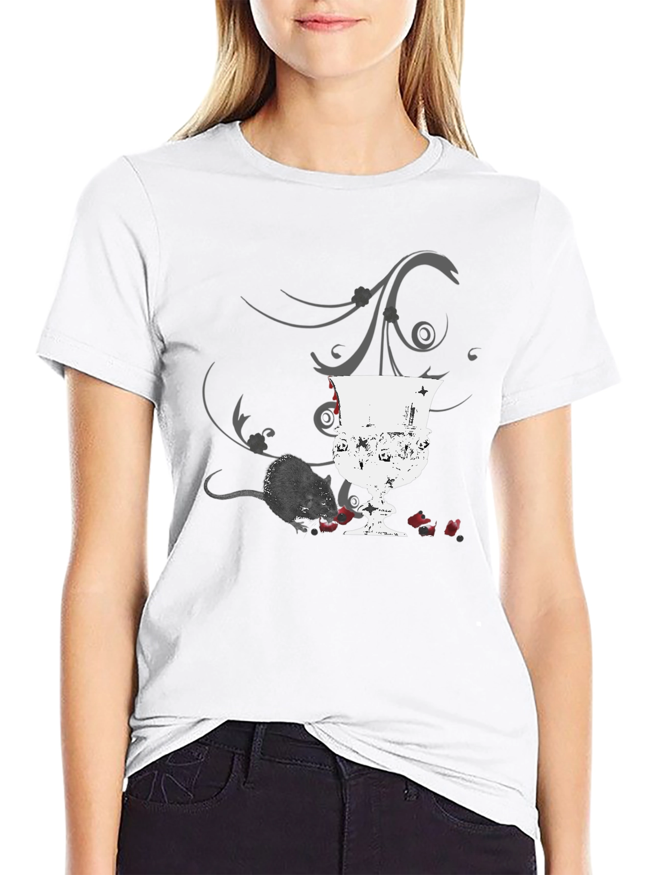 Rat & Goblet Graphic Tee