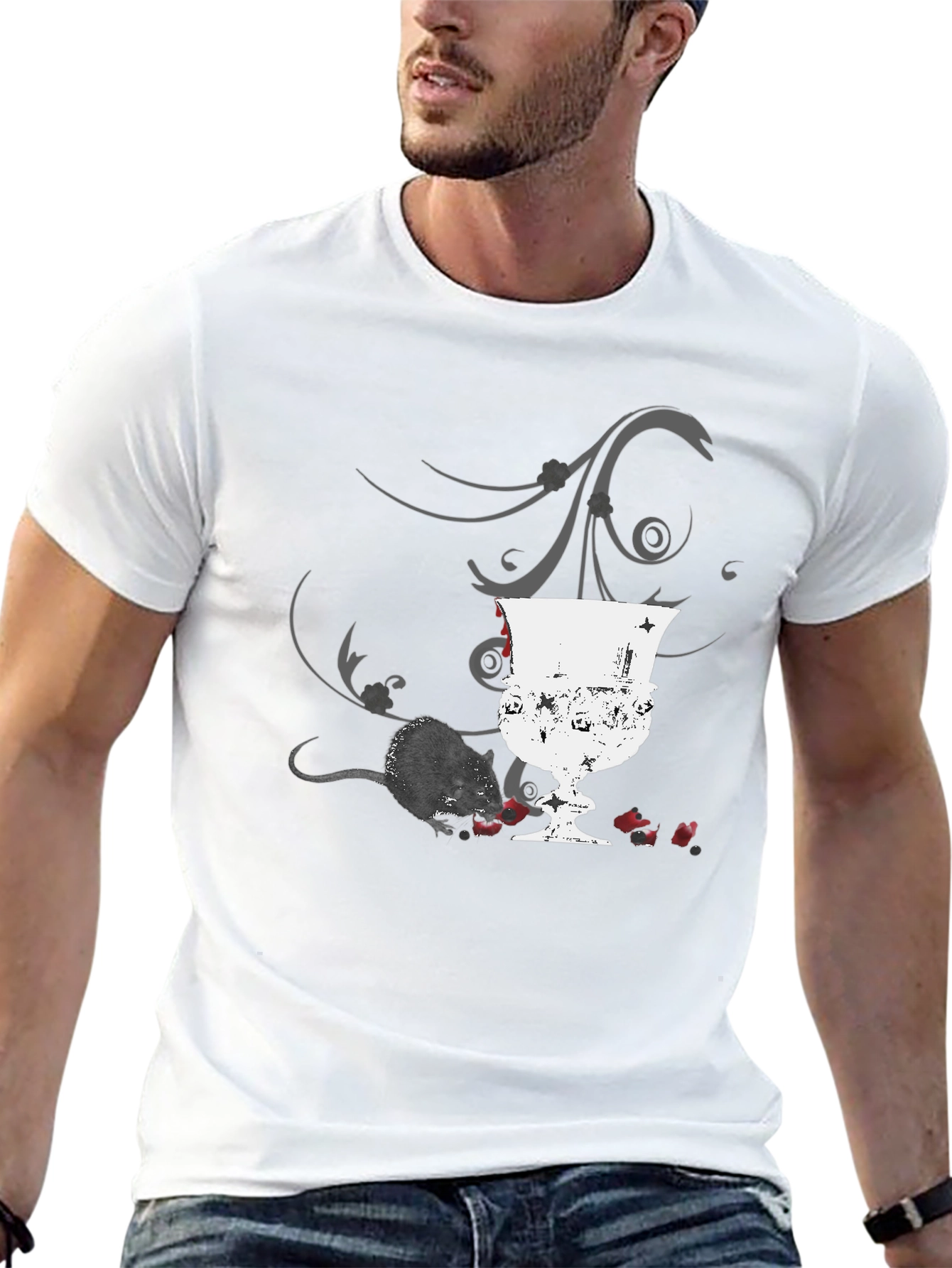 Rat & Goblet Graphic Tee