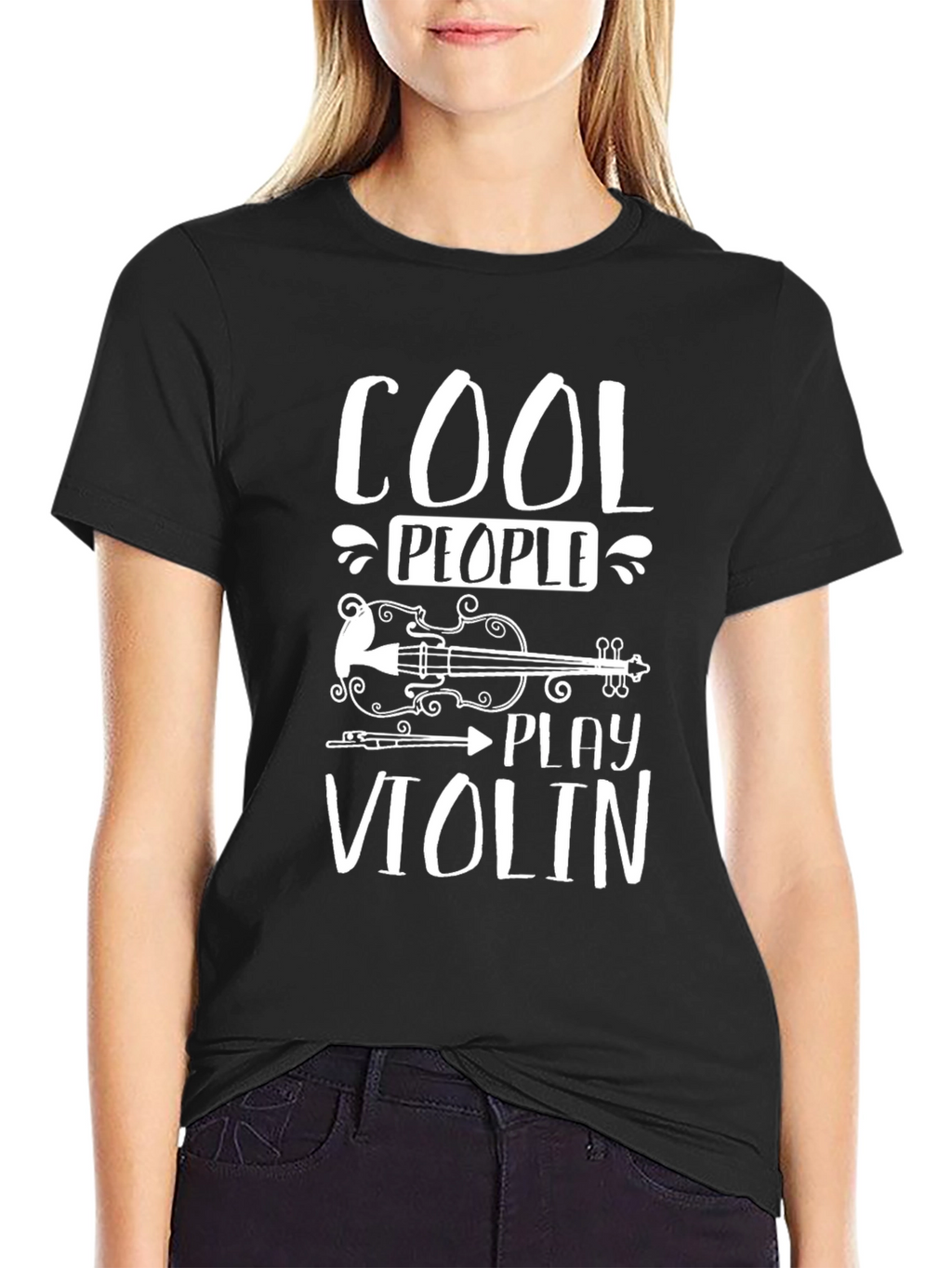 Cool People Play Violin T-Shirt - Musician Gift