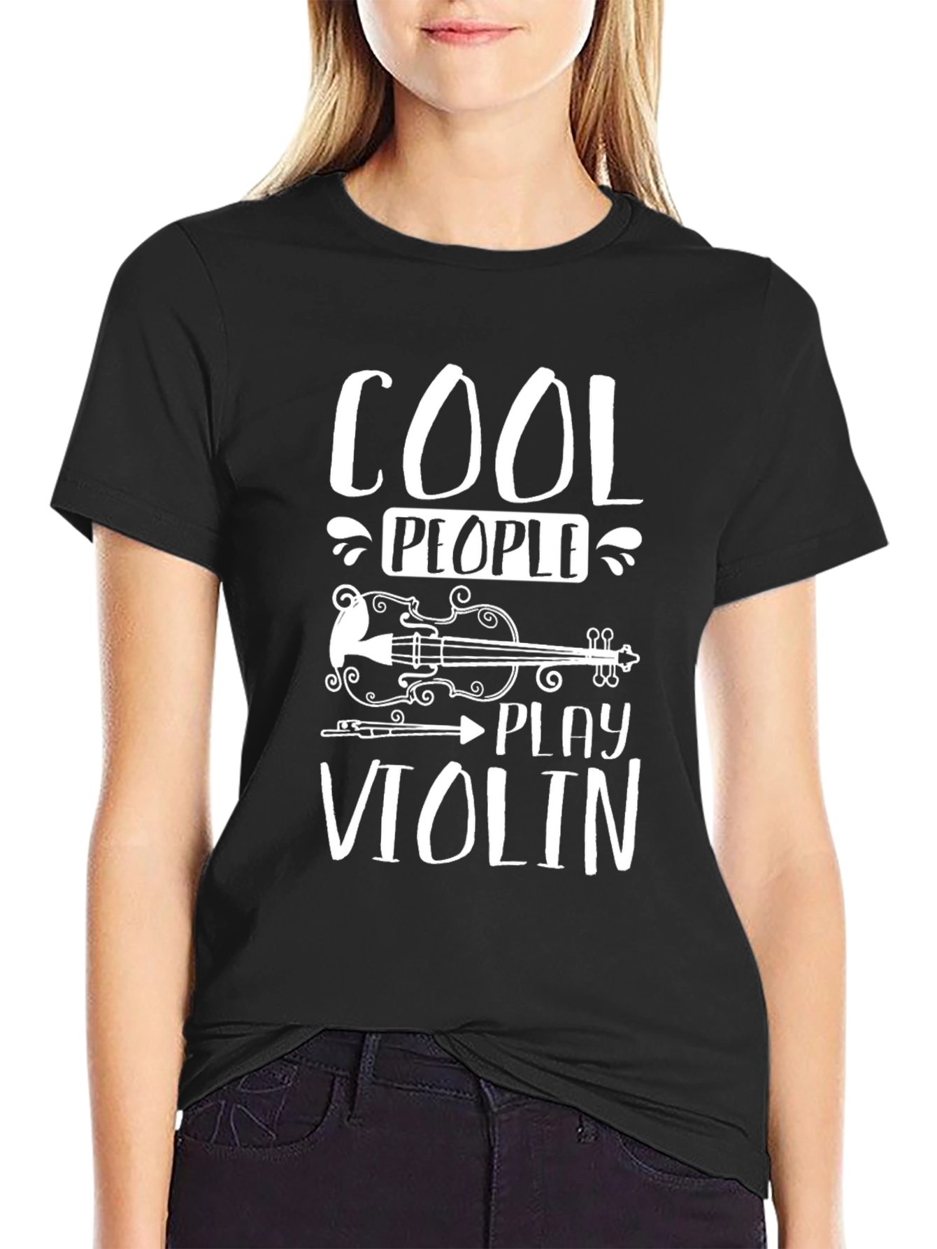 Cool People Play Violin T-Shirt - Musician Gift