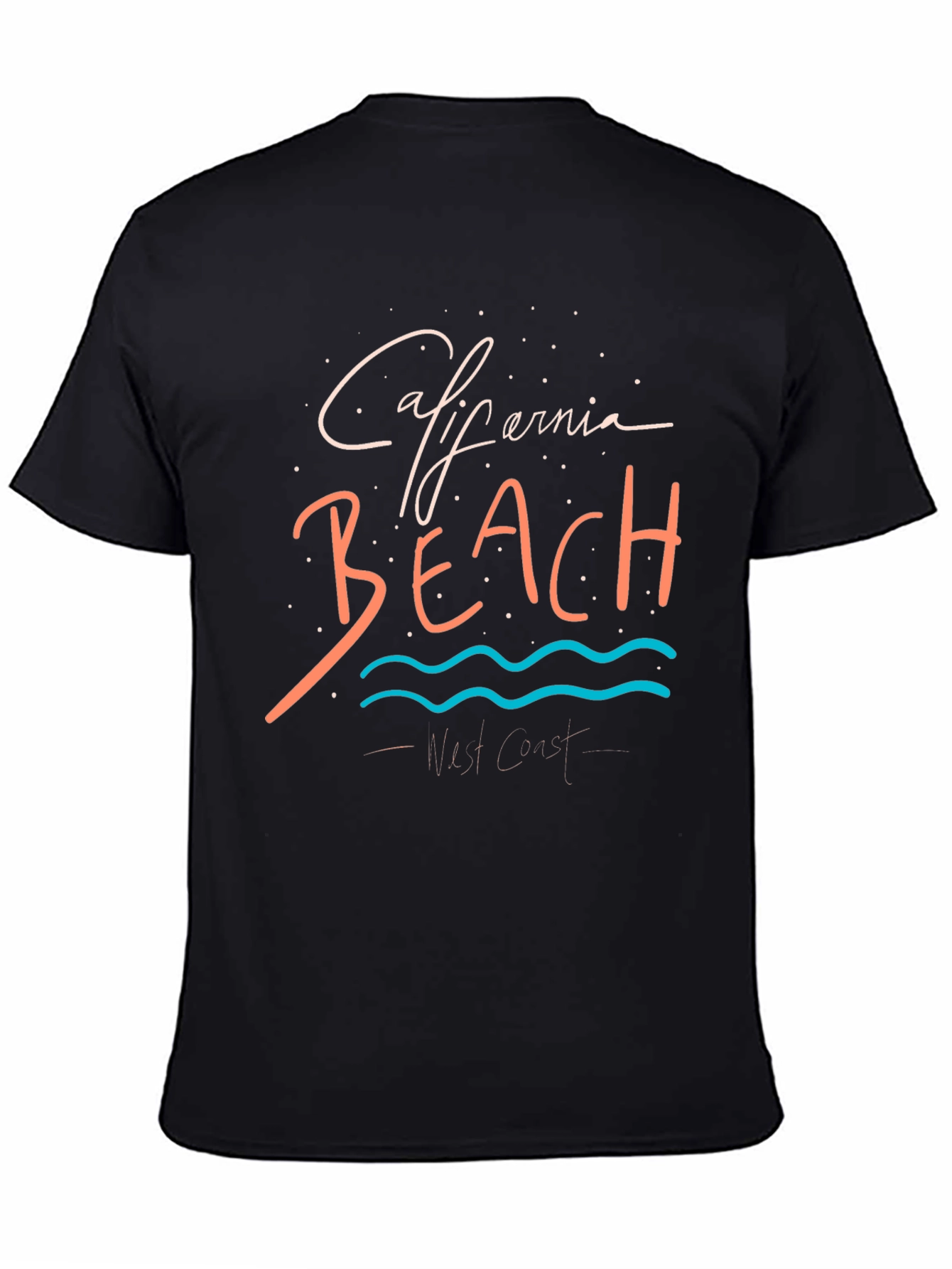 California Beach Graphic T-Shirt - West Coast Style