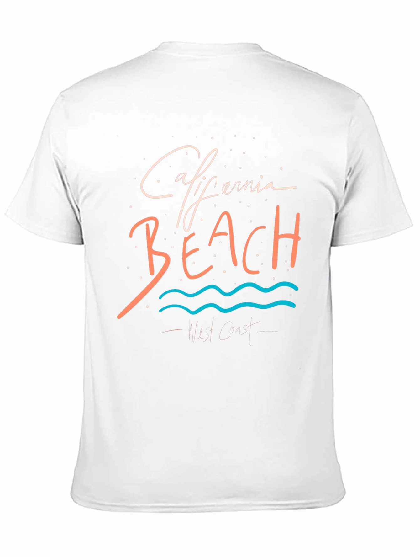 California Beach Graphic T-Shirt - West Coast Style
