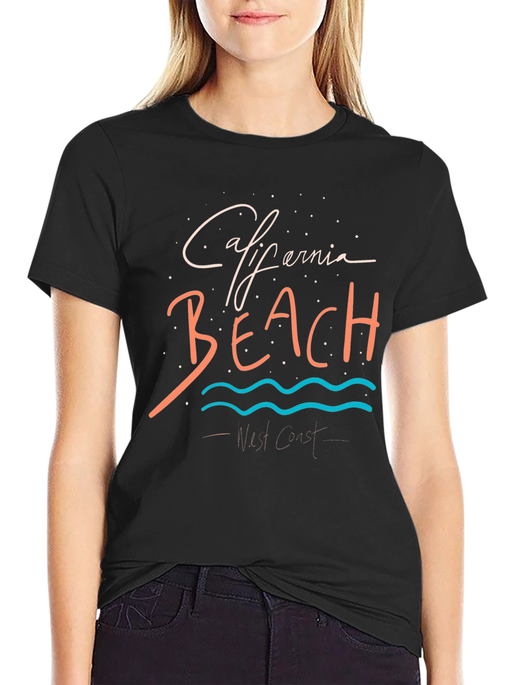 California Beach Graphic T-Shirt - West Coast Style