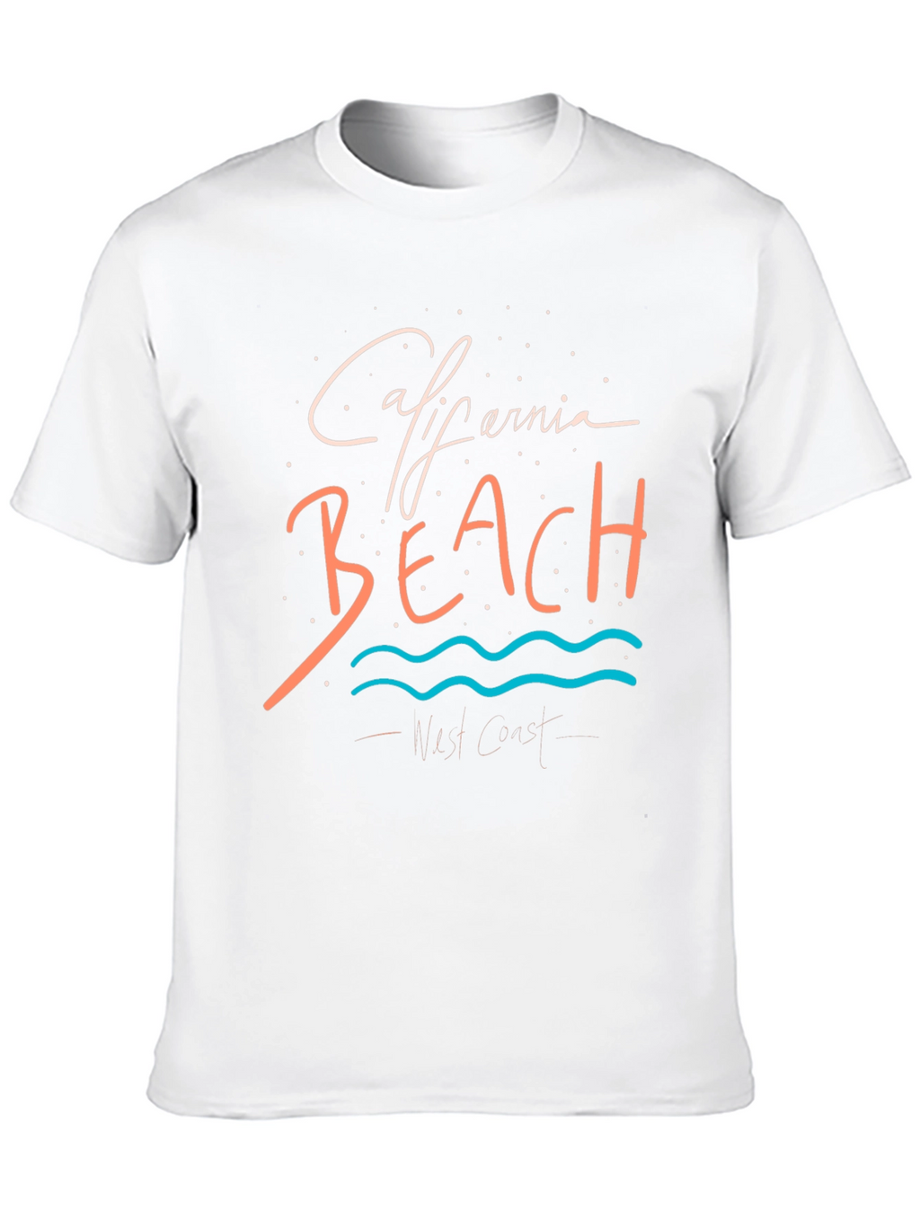 California Beach Graphic T-Shirt - West Coast Style