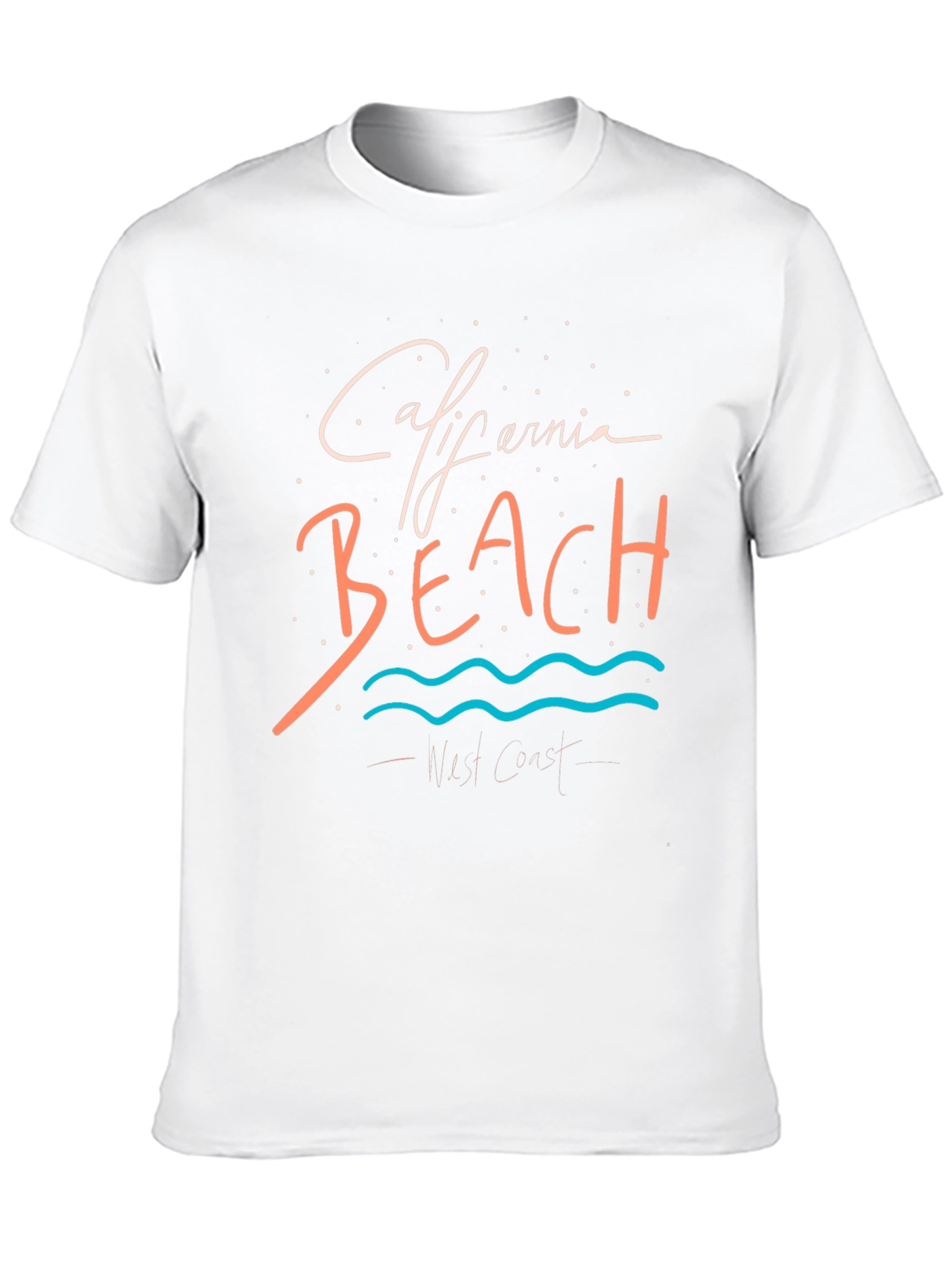 California Beach Graphic T-Shirt - West Coast Style