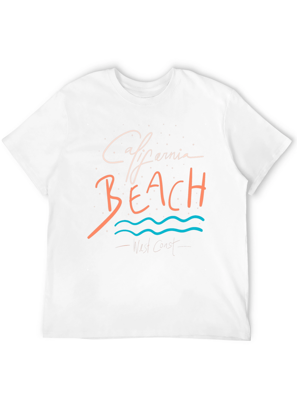 California Beach Graphic T-Shirt - West Coast Style