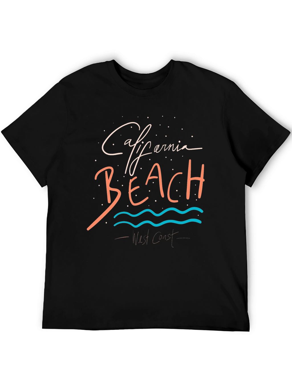 California Beach Graphic T-Shirt - West Coast Style