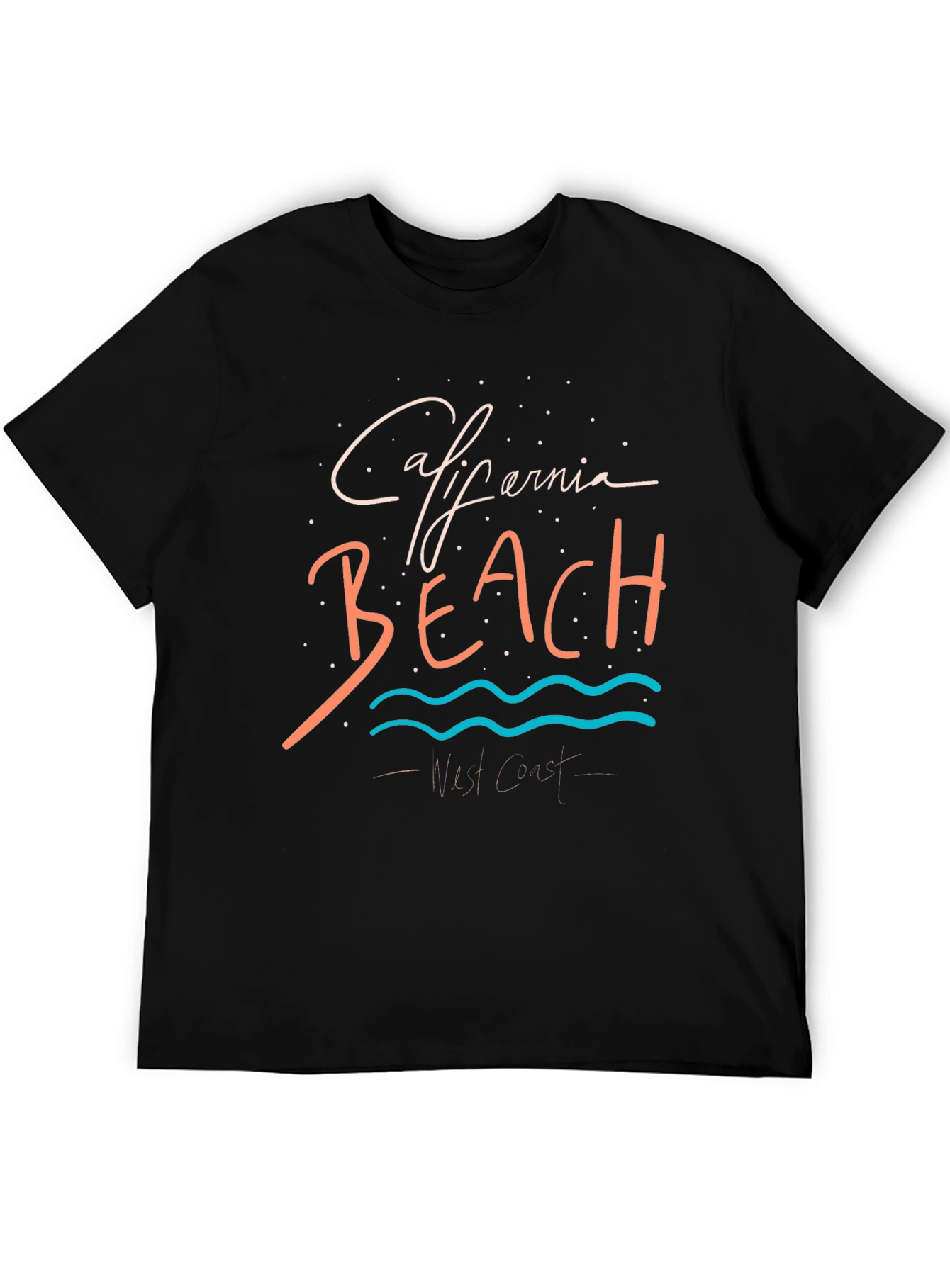 California Beach Graphic T-Shirt - West Coast Style