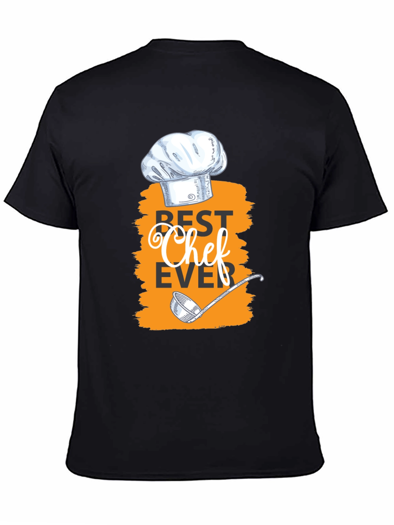 Best Chef Ever Graphic T-Shirt - Black