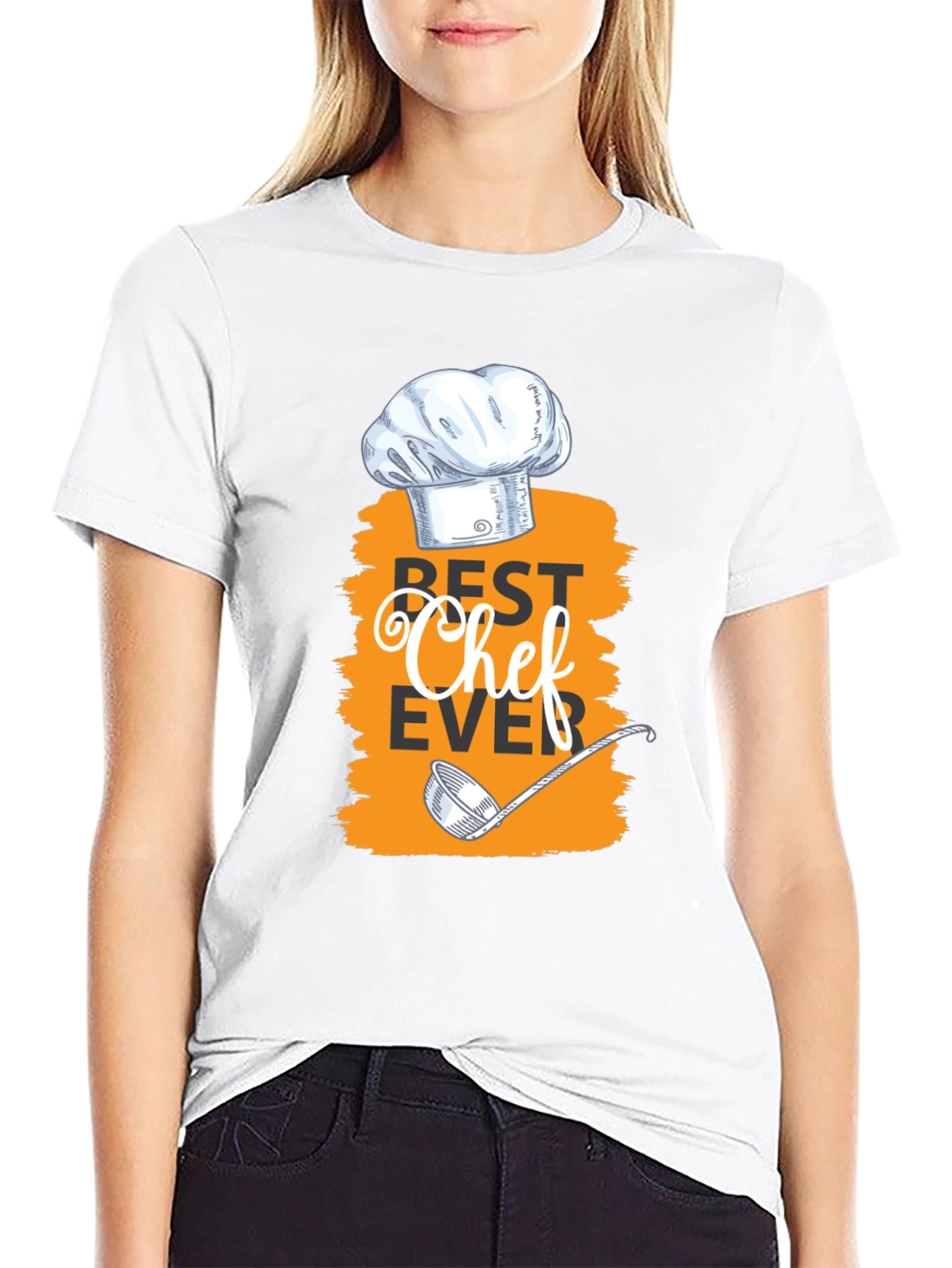 Best Chef Ever Graphic T-Shirt - Black