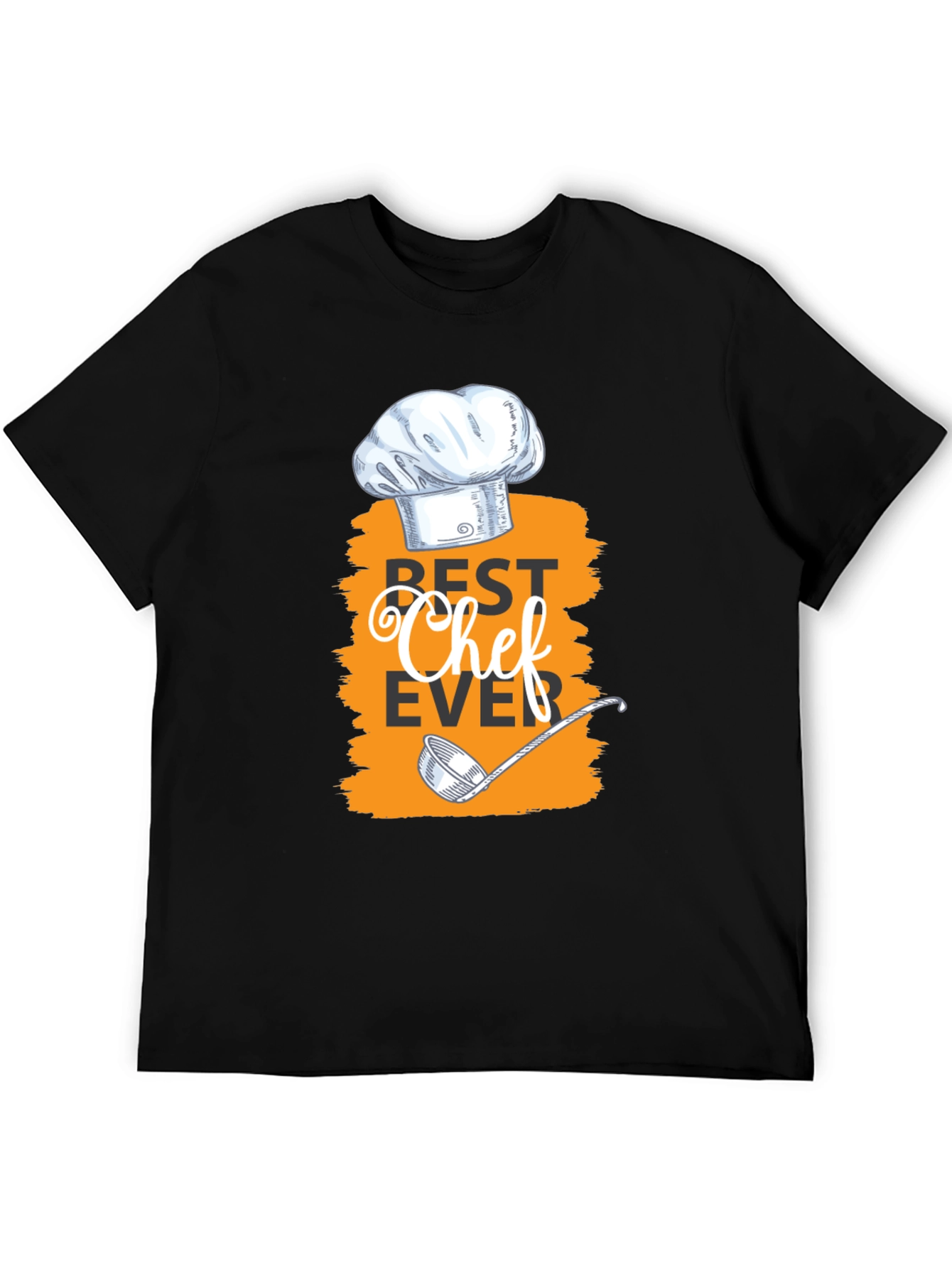 Best Chef Ever Graphic T-Shirt - Black