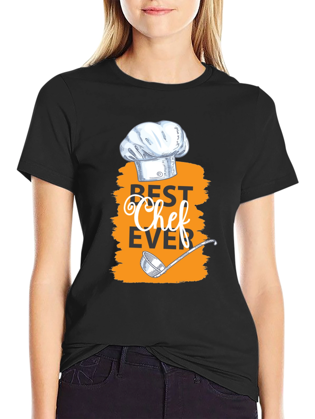 Best Chef Ever Graphic T-Shirt - Black
