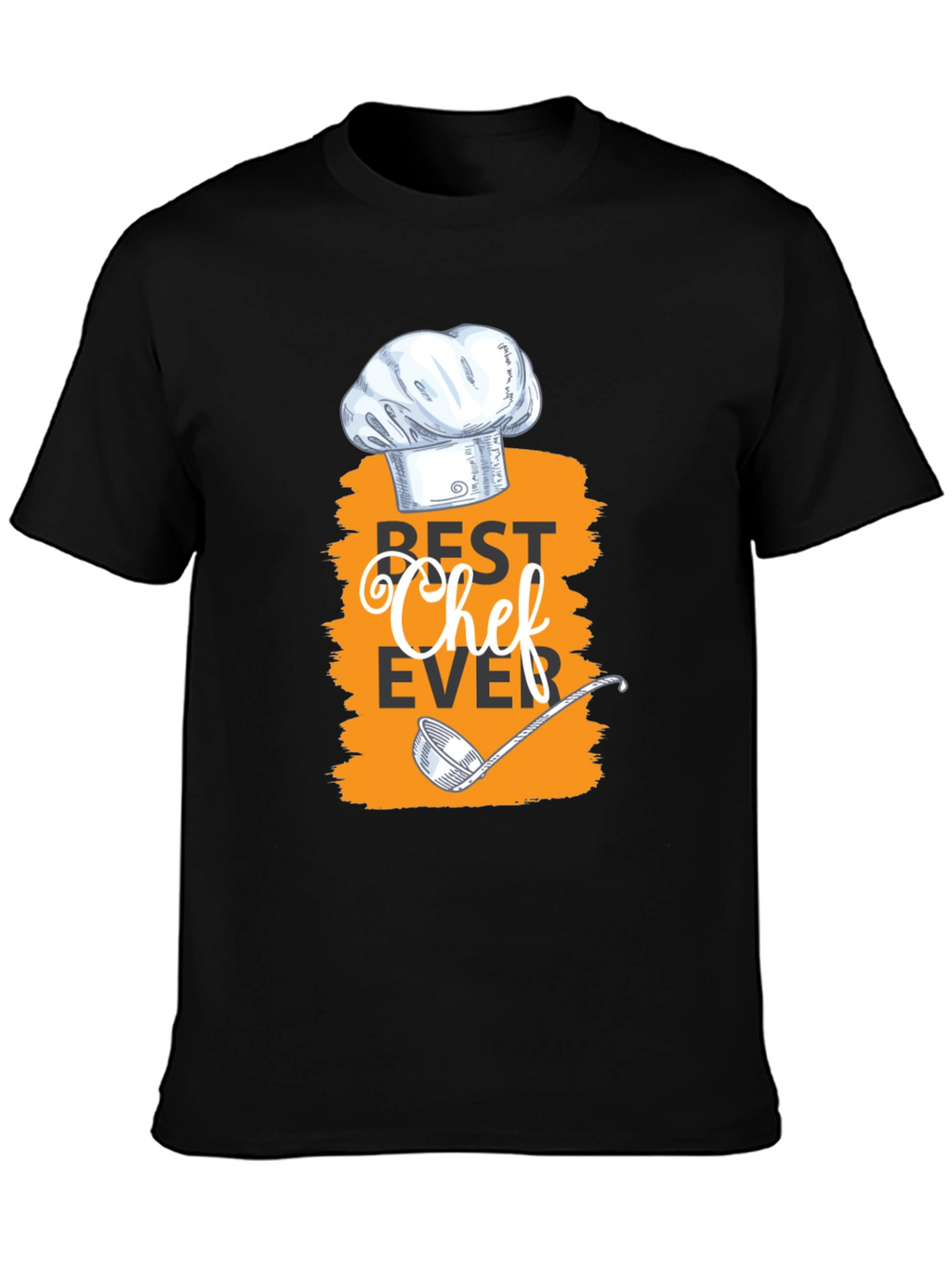 Best Chef Ever Graphic T-Shirt - Black