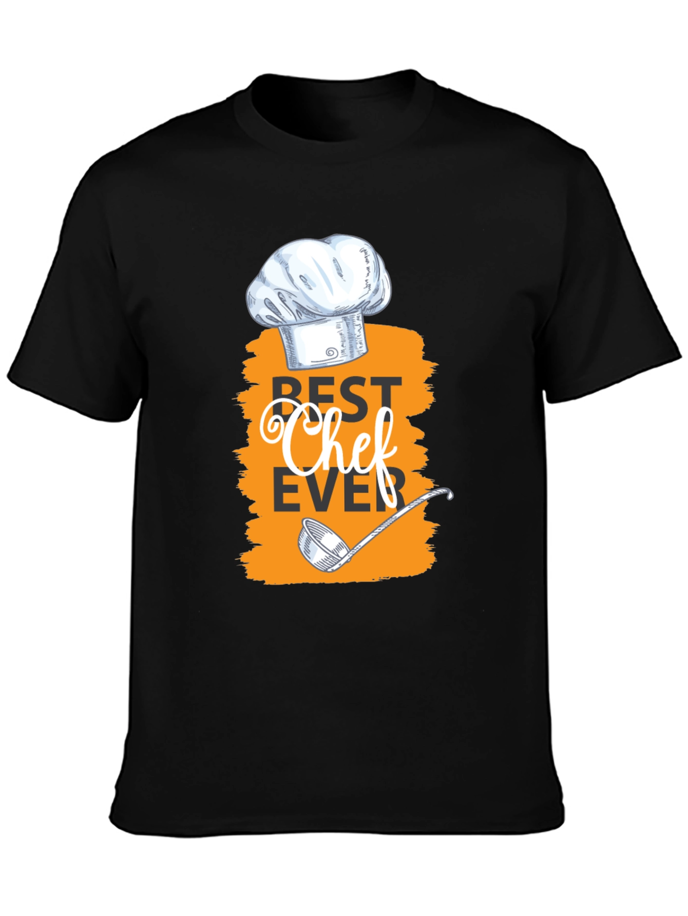 Best Chef Ever Graphic T-Shirt - Black
