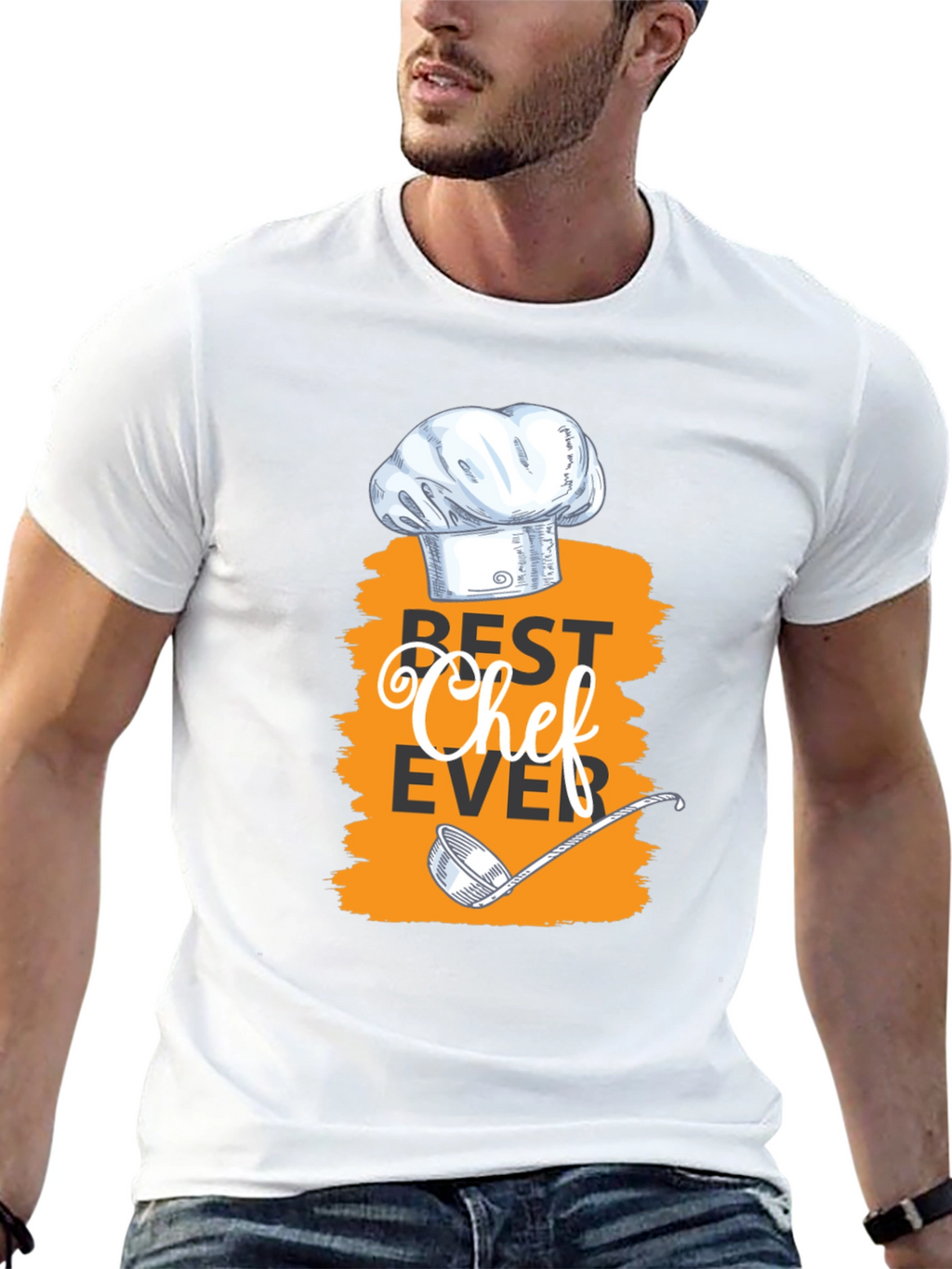 Best Chef Ever Graphic T-Shirt - Black