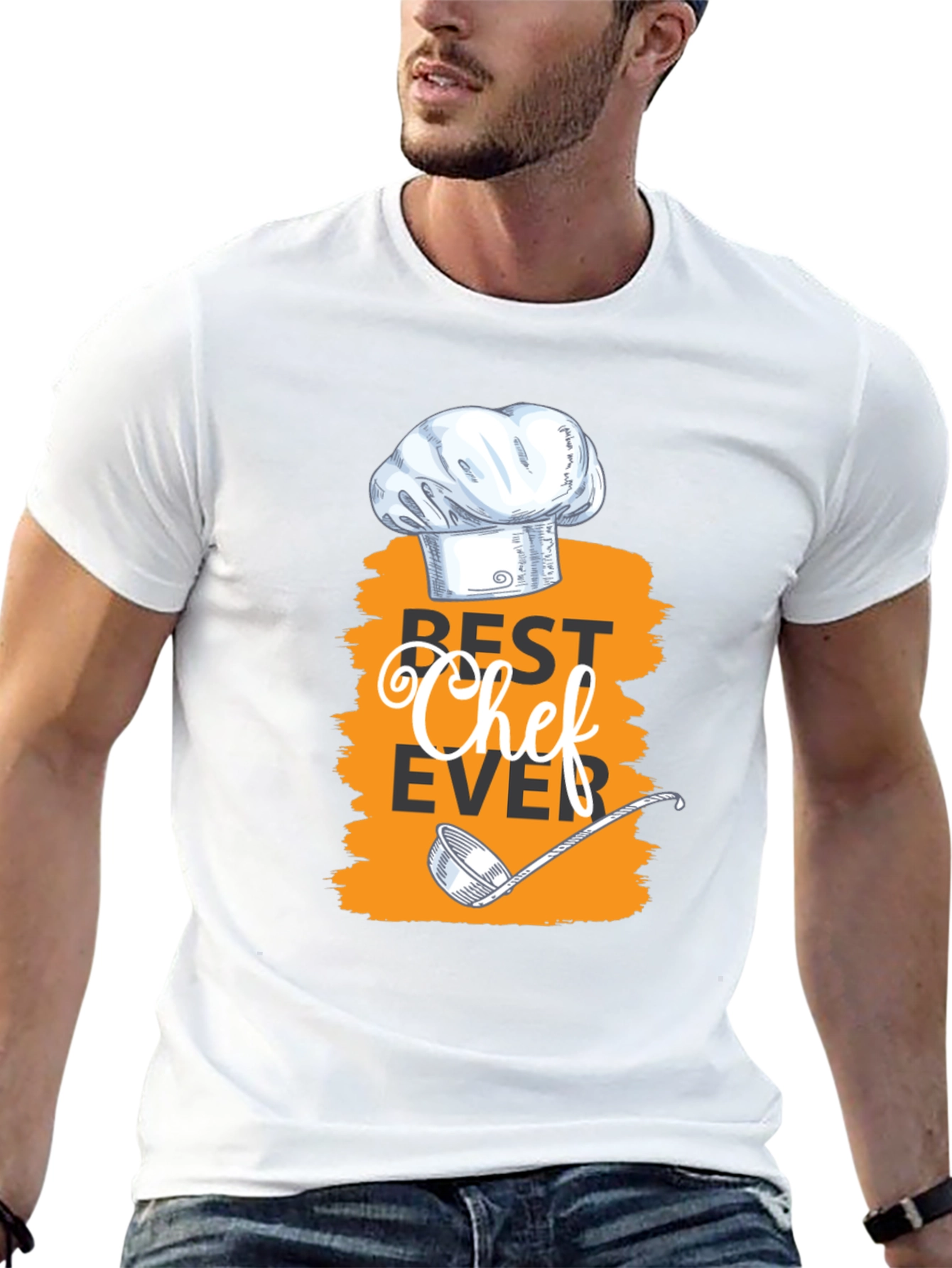 Best Chef Ever Graphic T-Shirt - Black