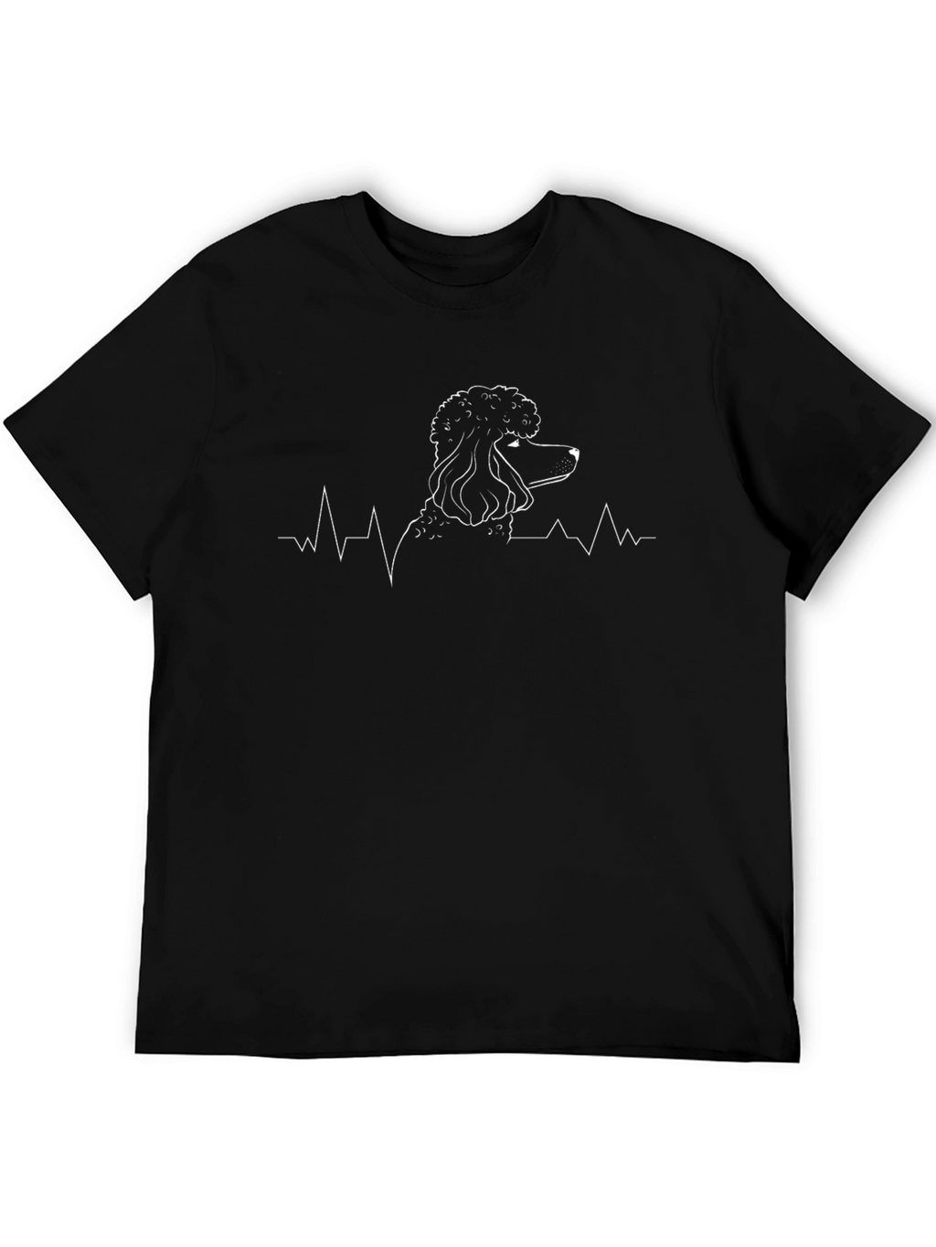 Poodle Heartbeat T-Shirt - Cute Dog Lover Tee