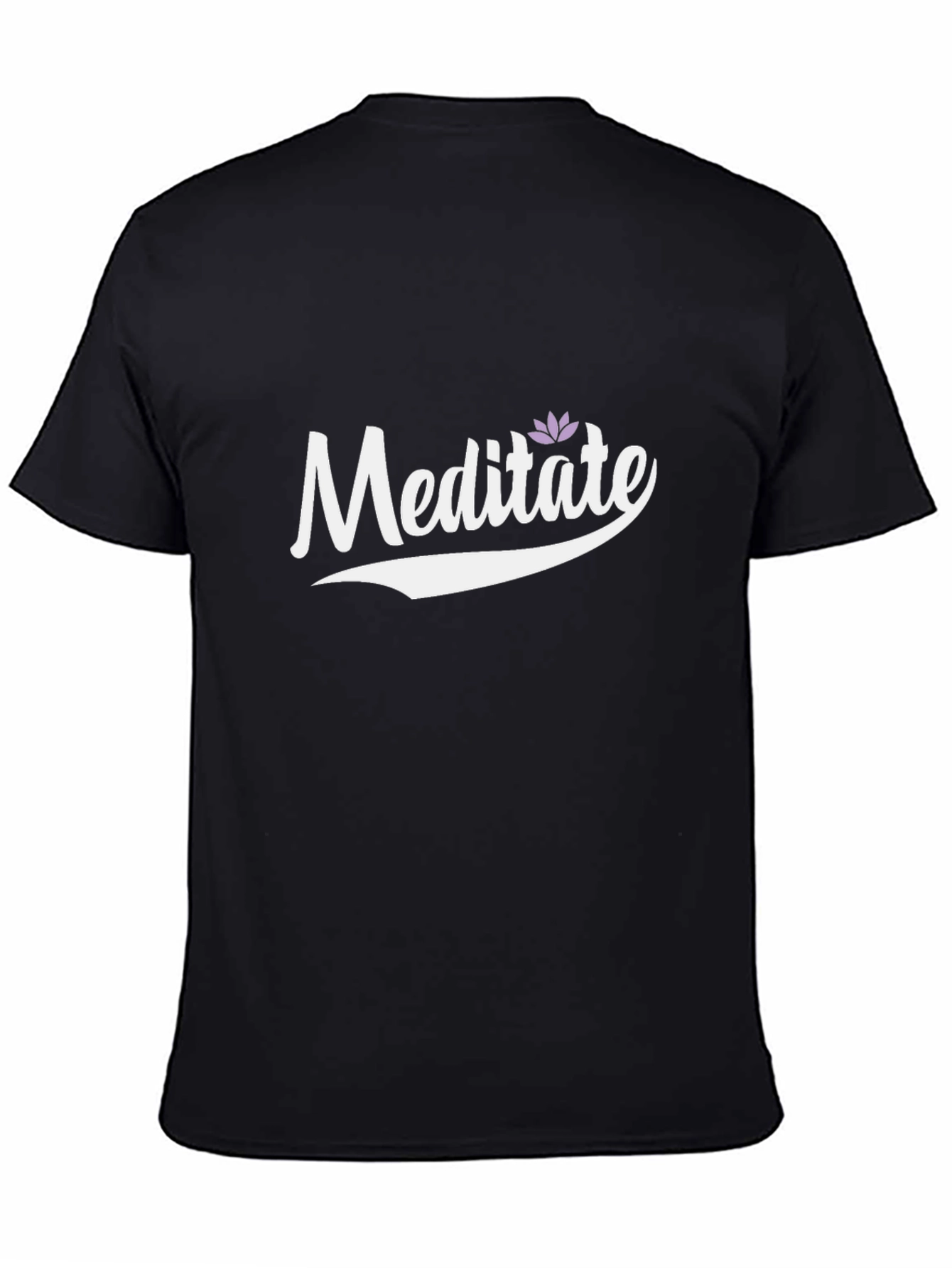 Meditate Lotus Flower Graphic Tee