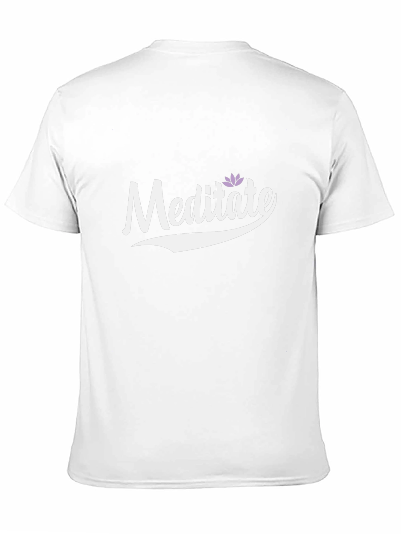 Meditate Lotus Flower Graphic Tee