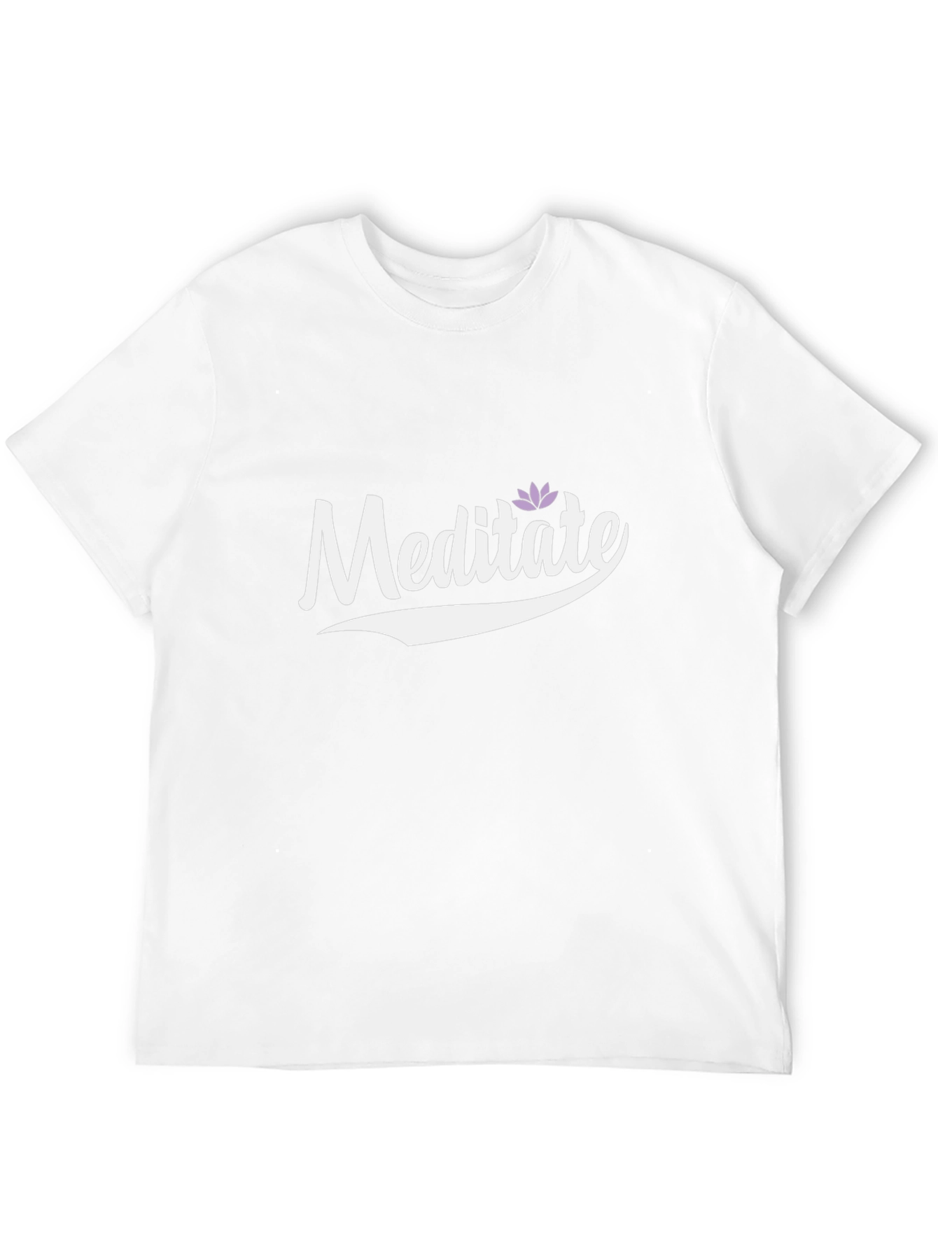 Meditate Lotus Flower Graphic Tee