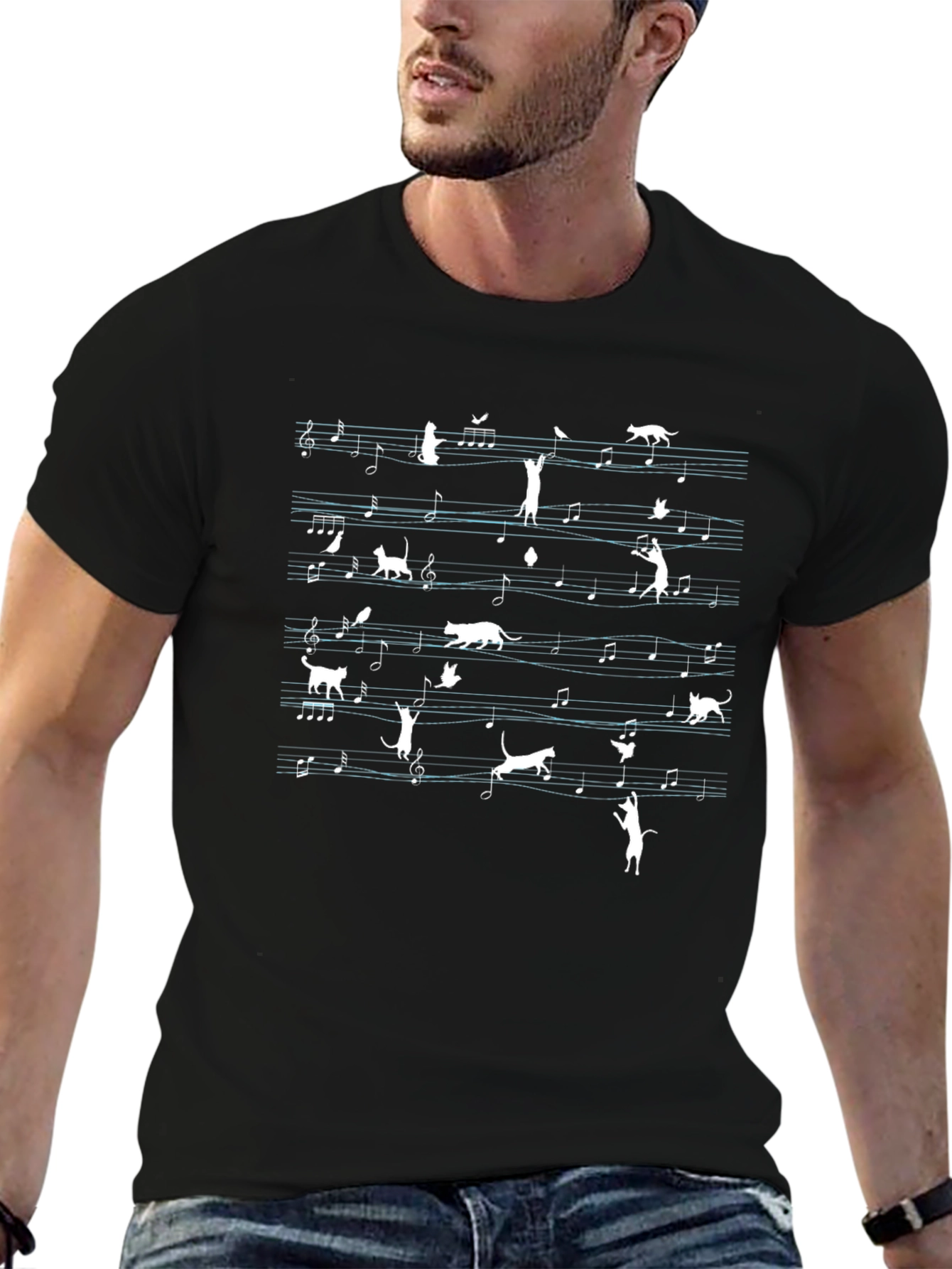 Cats and Music T-Shirt