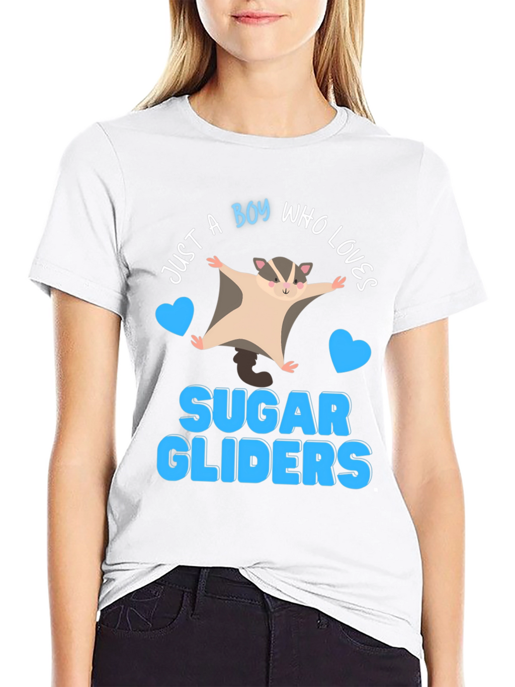 Boy Who Loves Sugar Gliders T-Shirt