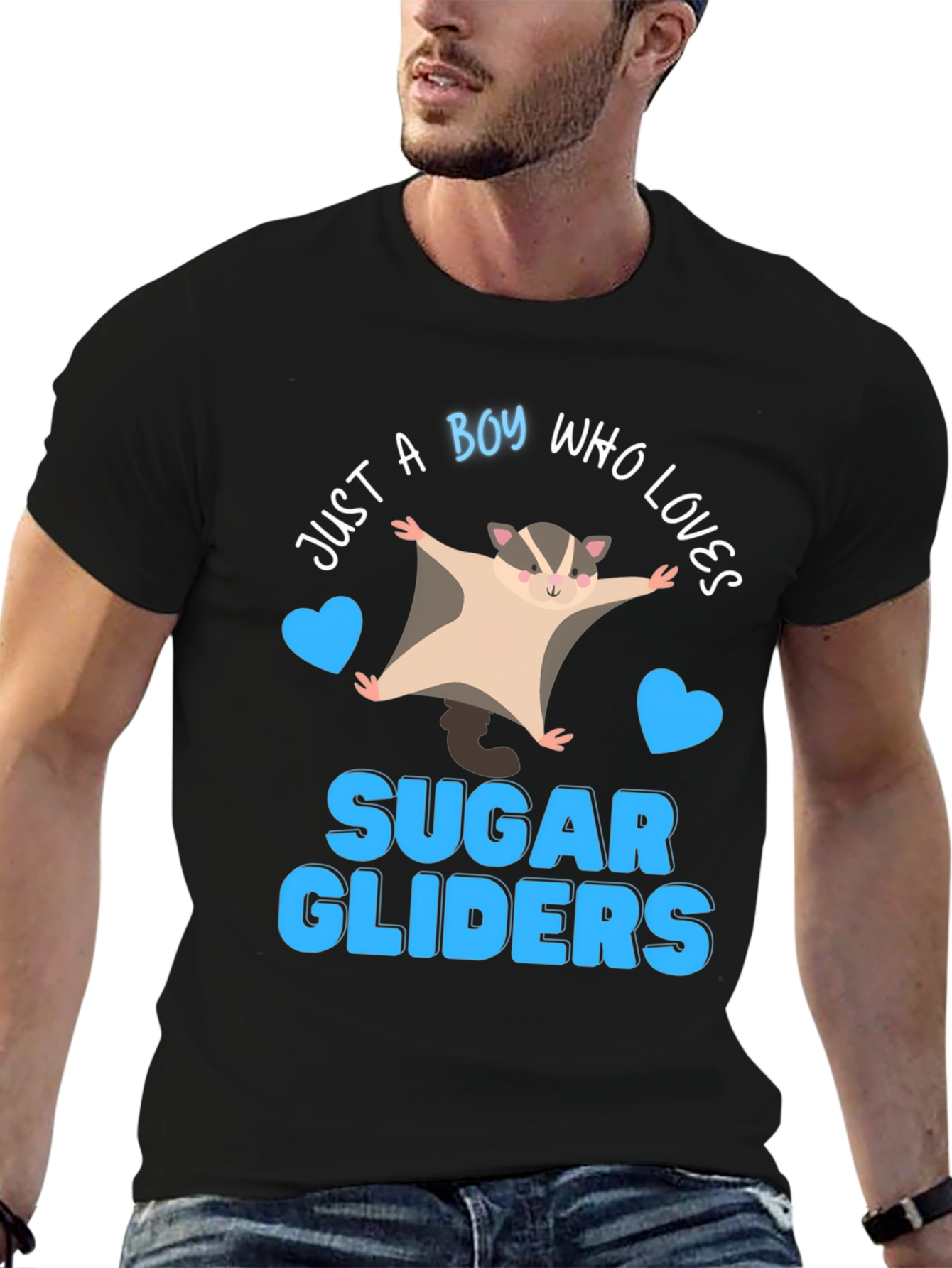 Boy Who Loves Sugar Gliders T-Shirt
