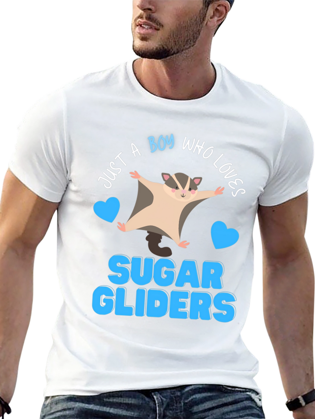 Boy Who Loves Sugar Gliders T-Shirt