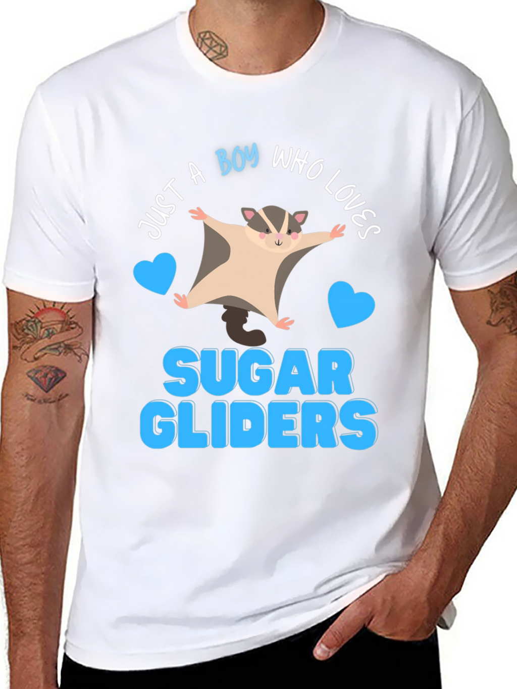 Boy Who Loves Sugar Gliders T-Shirt