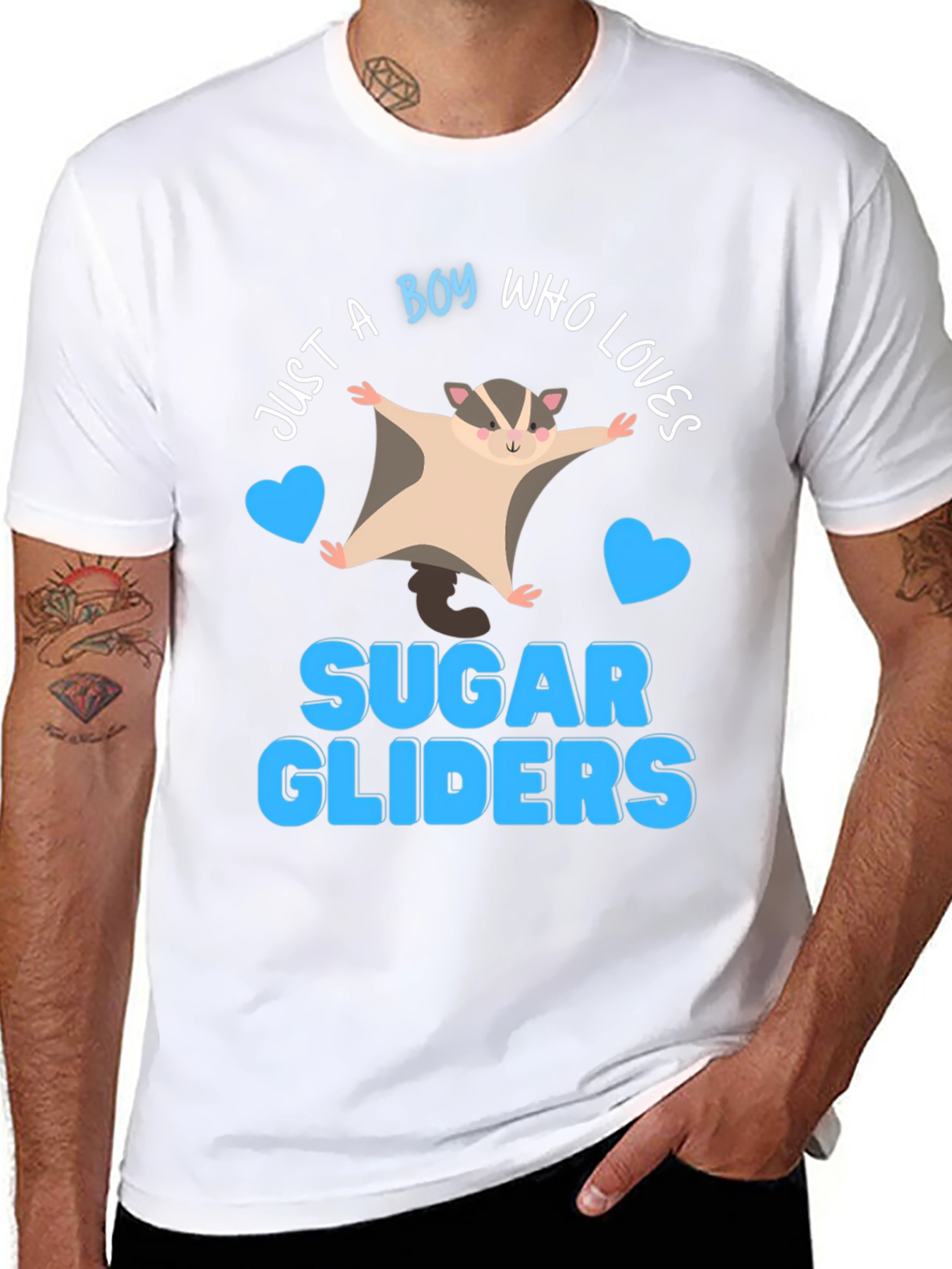 Boy Who Loves Sugar Gliders T-Shirt