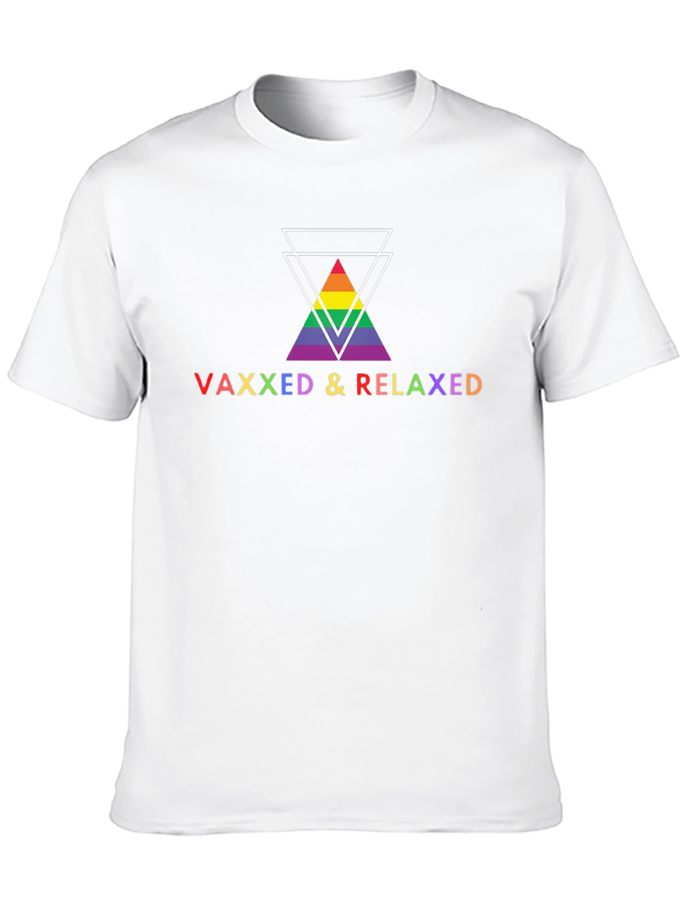 Vaxxed & Relaxed Pride Graphic Tee