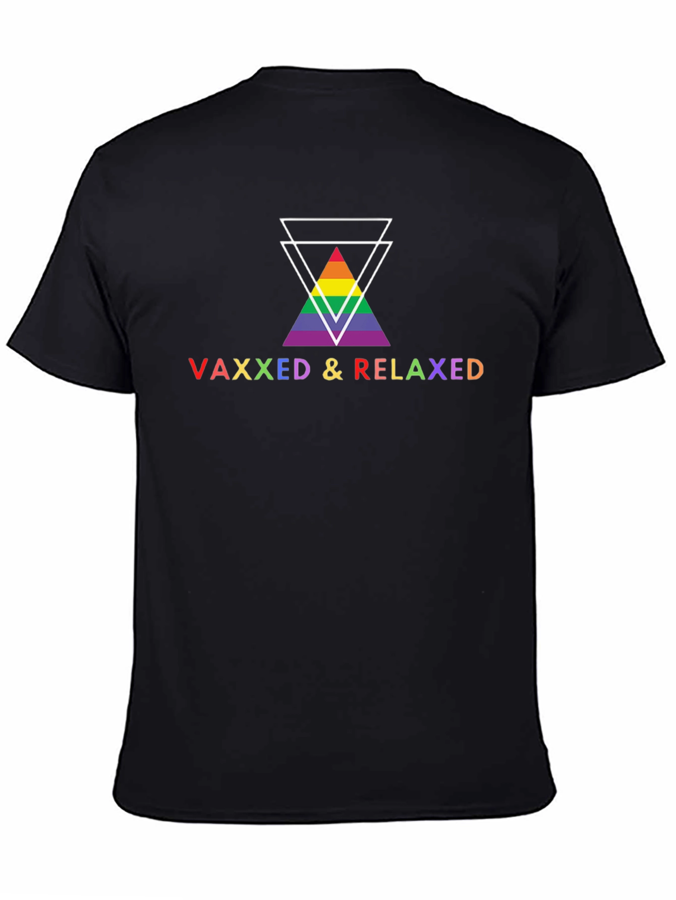 Vaxxed & Relaxed Pride Graphic Tee