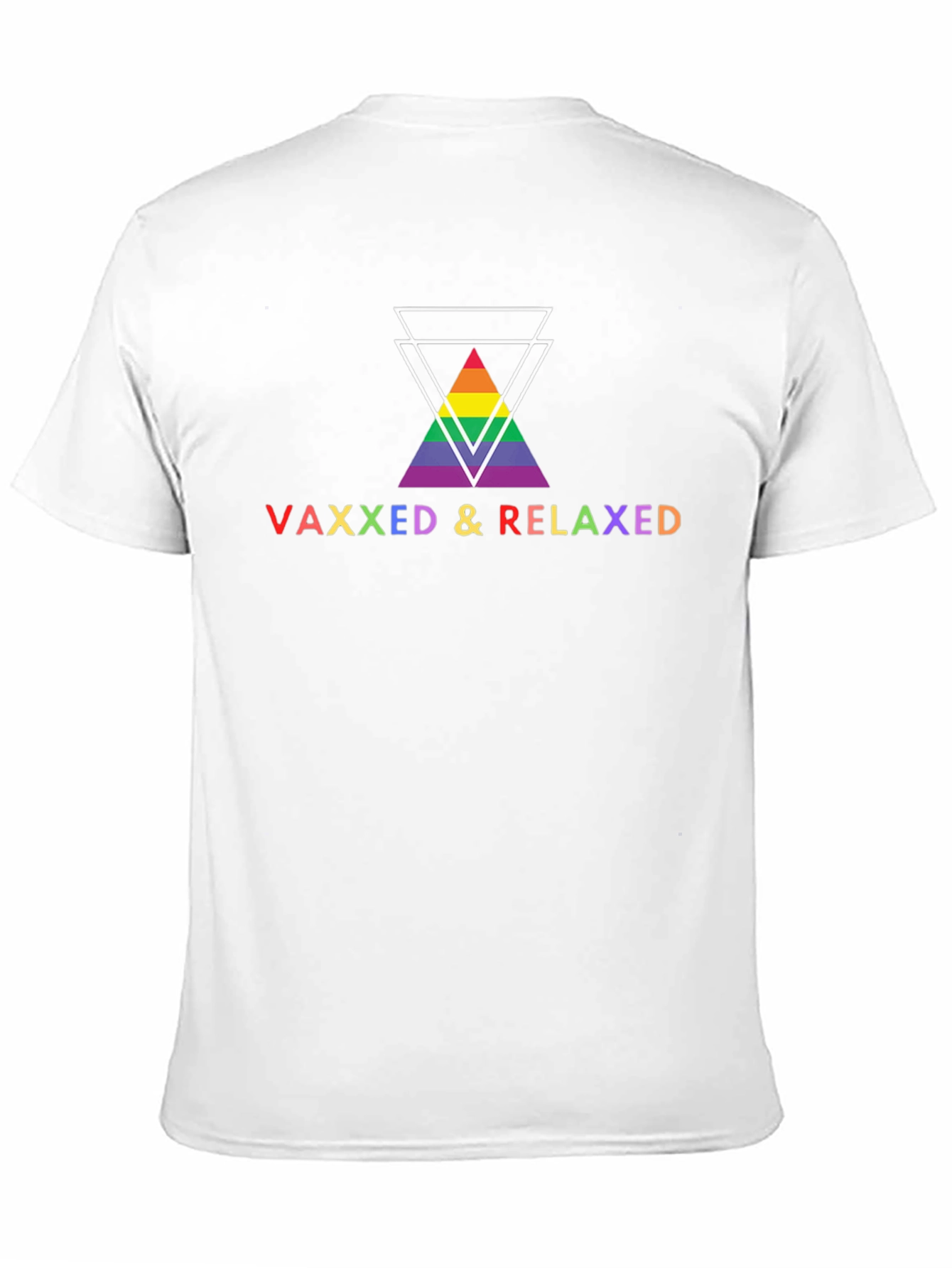 Vaxxed & Relaxed Pride Graphic Tee