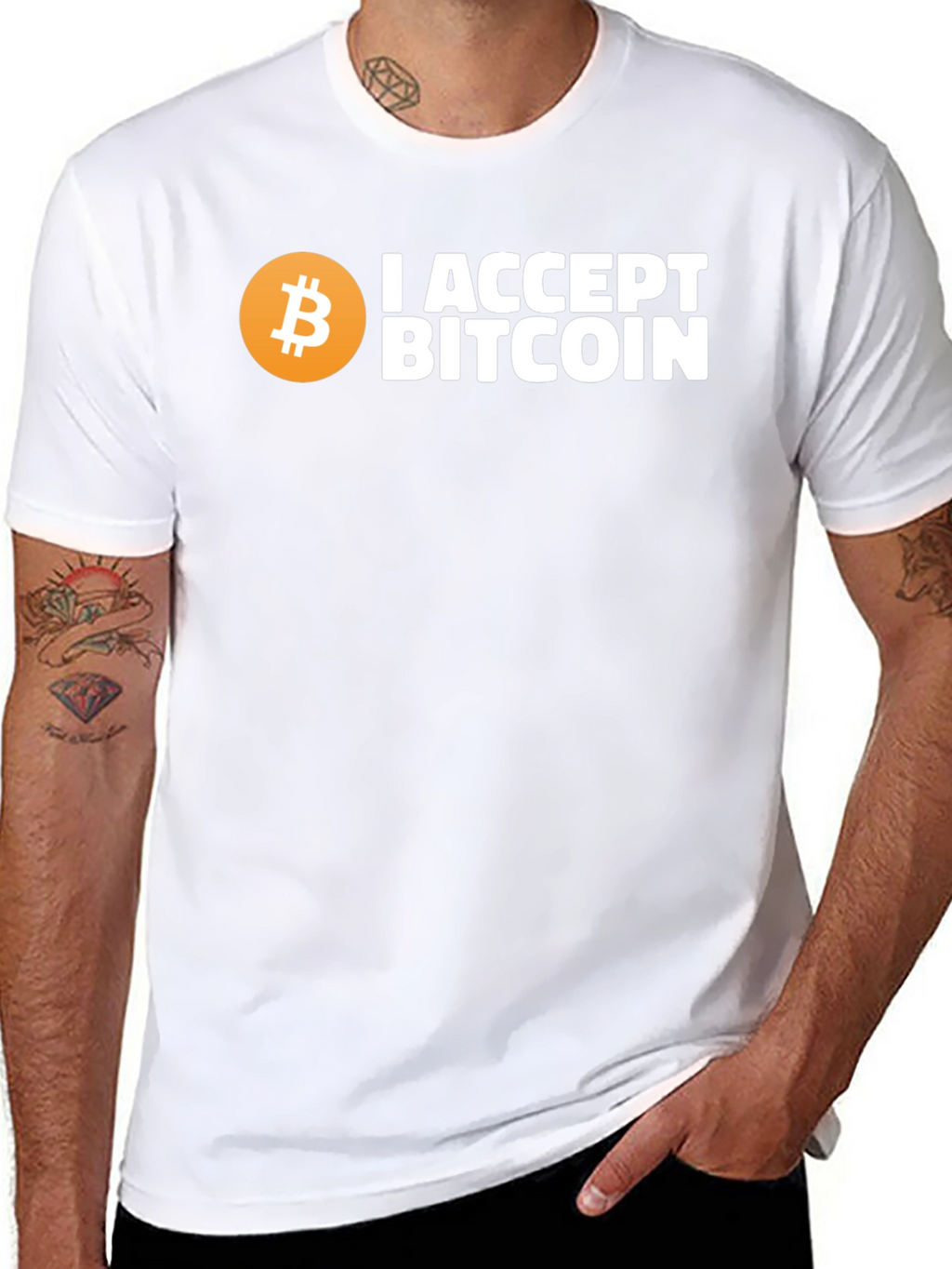 I Accept Bitcoin Crypto T-Shirt