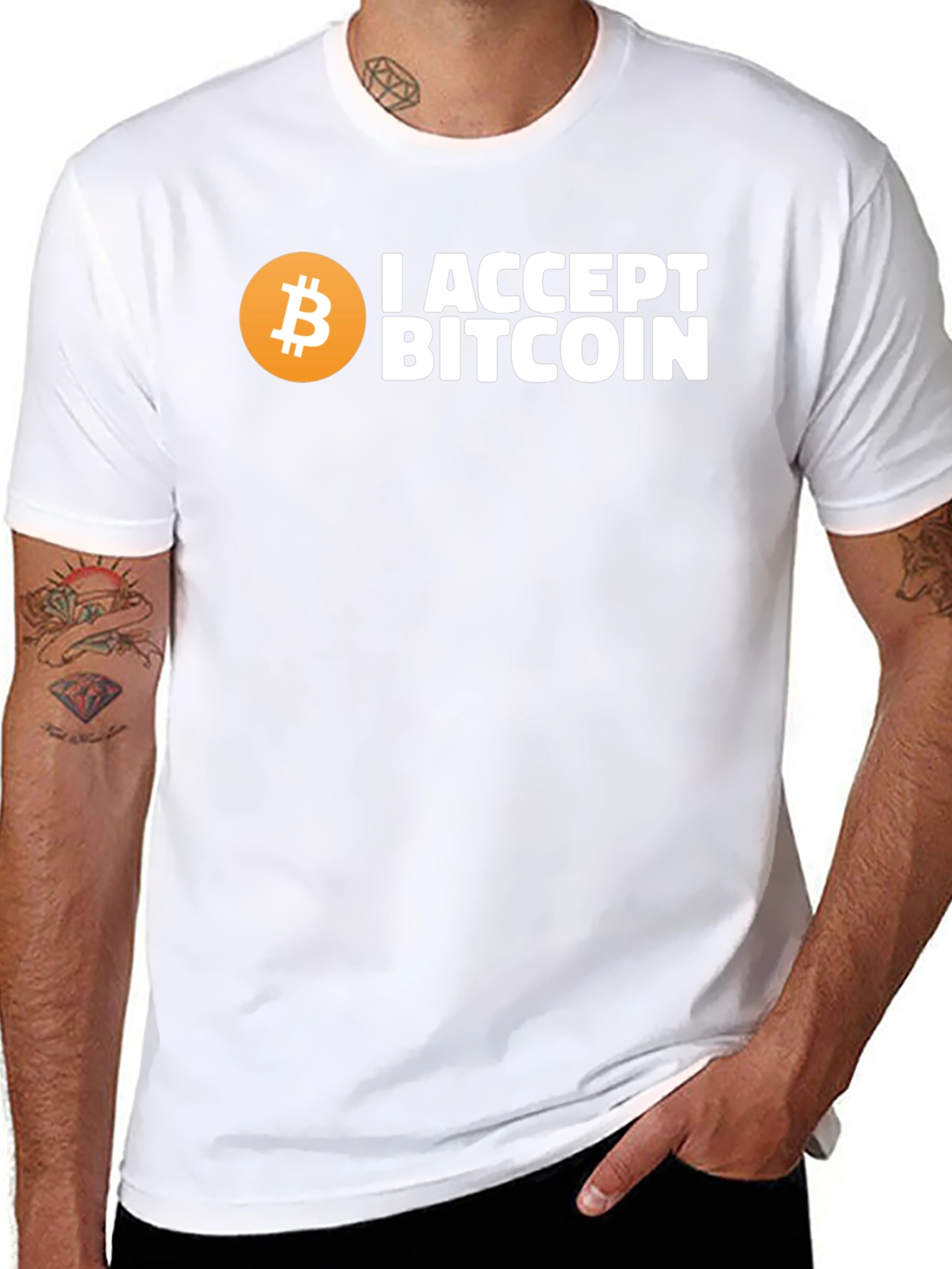 I Accept Bitcoin Crypto T-Shirt