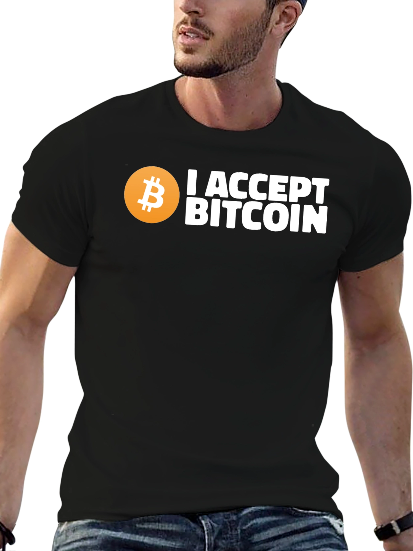 I Accept Bitcoin Crypto T-Shirt