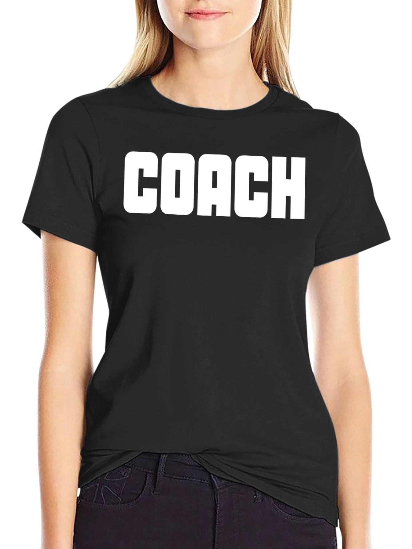 Coach Graphic Tee - Comfortable Cotton Crew Neck T-Shirt