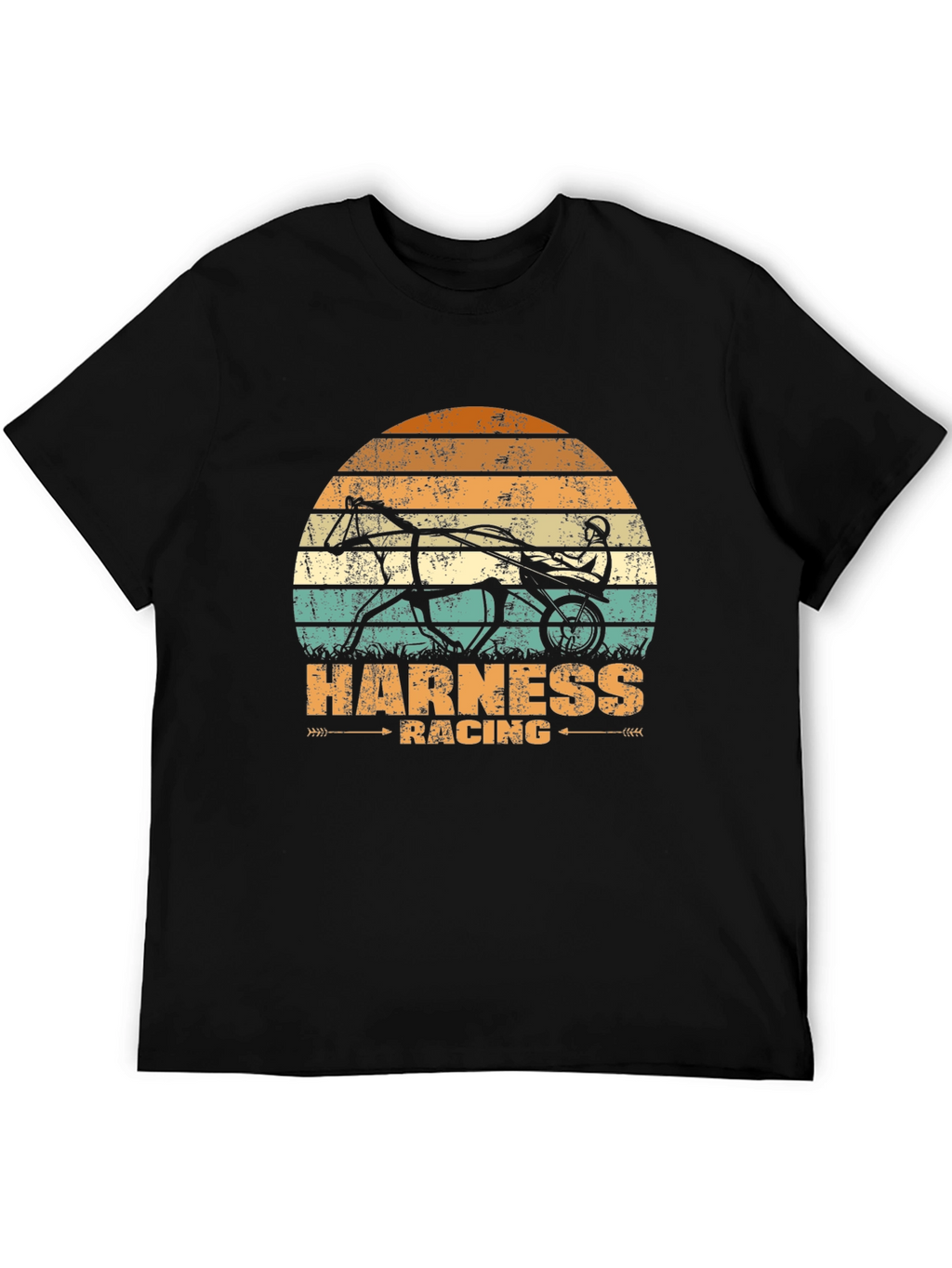 Harness Racing Graphic Tee - Retro Style