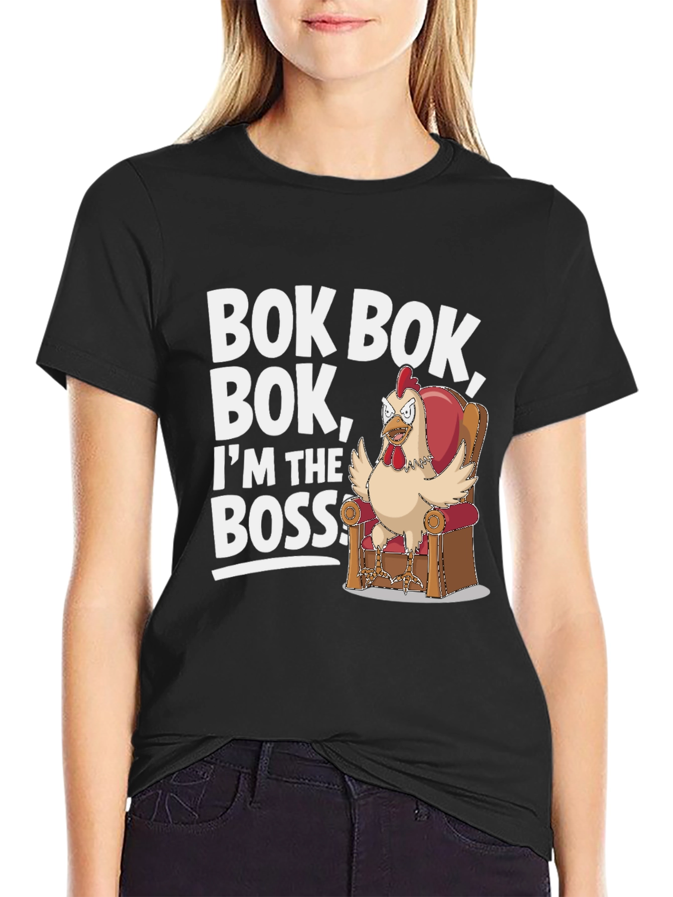 Bok Bok Boss Chicken T-Shirt
