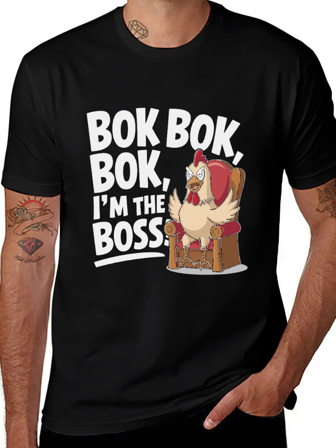 Bok Bok Boss Chicken T-Shirt