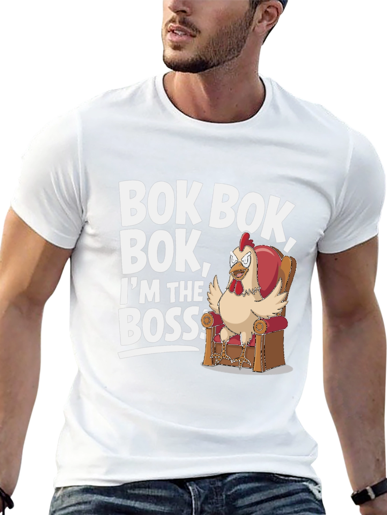 Bok Bok Boss Chicken T-Shirt